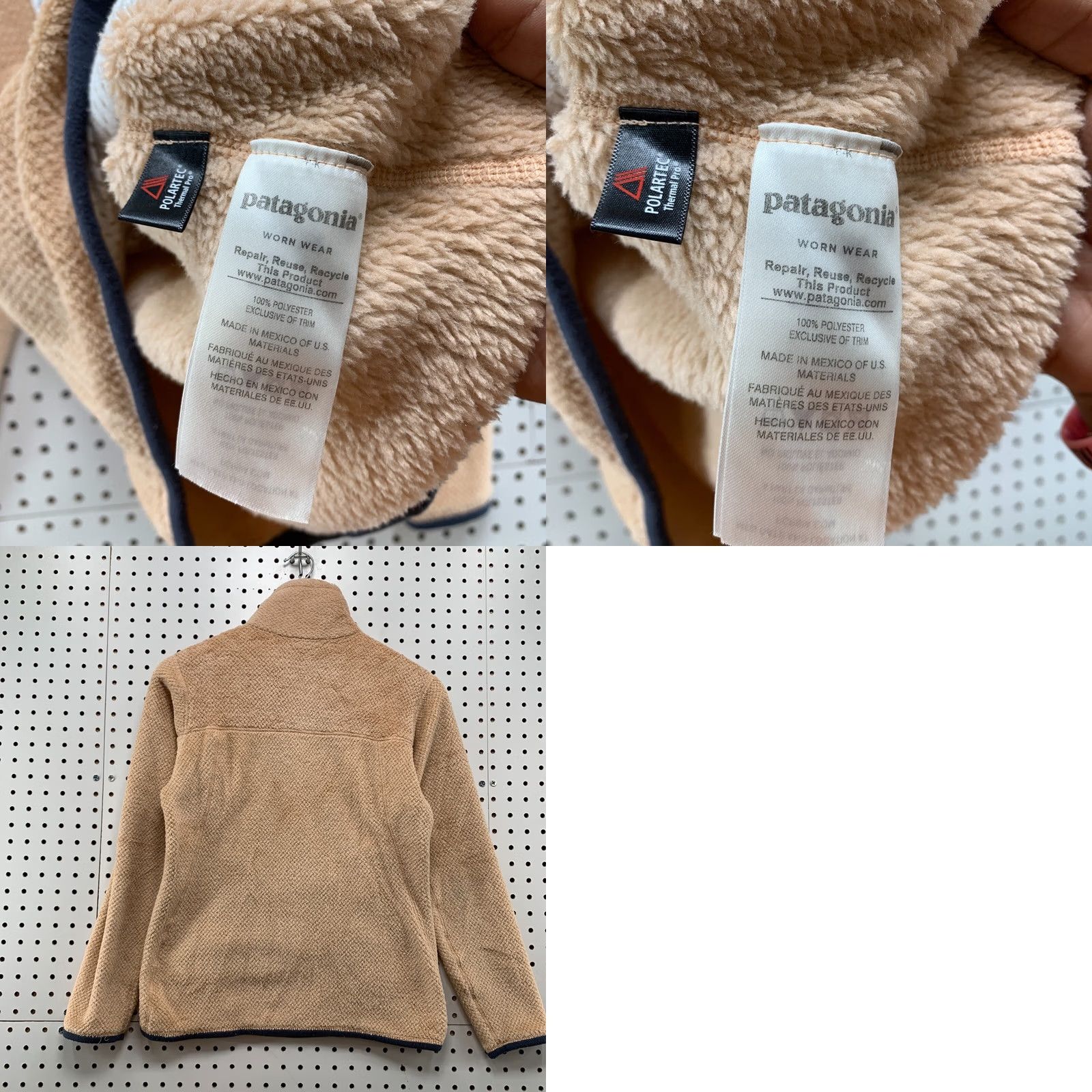 Patagonia Patagonia Re Tool Snap Sherpa Sweater Womens Small Brown Polartec Sherpa 17.5X24 Size S / US 4 / IT 40 - 11 Thumbnail