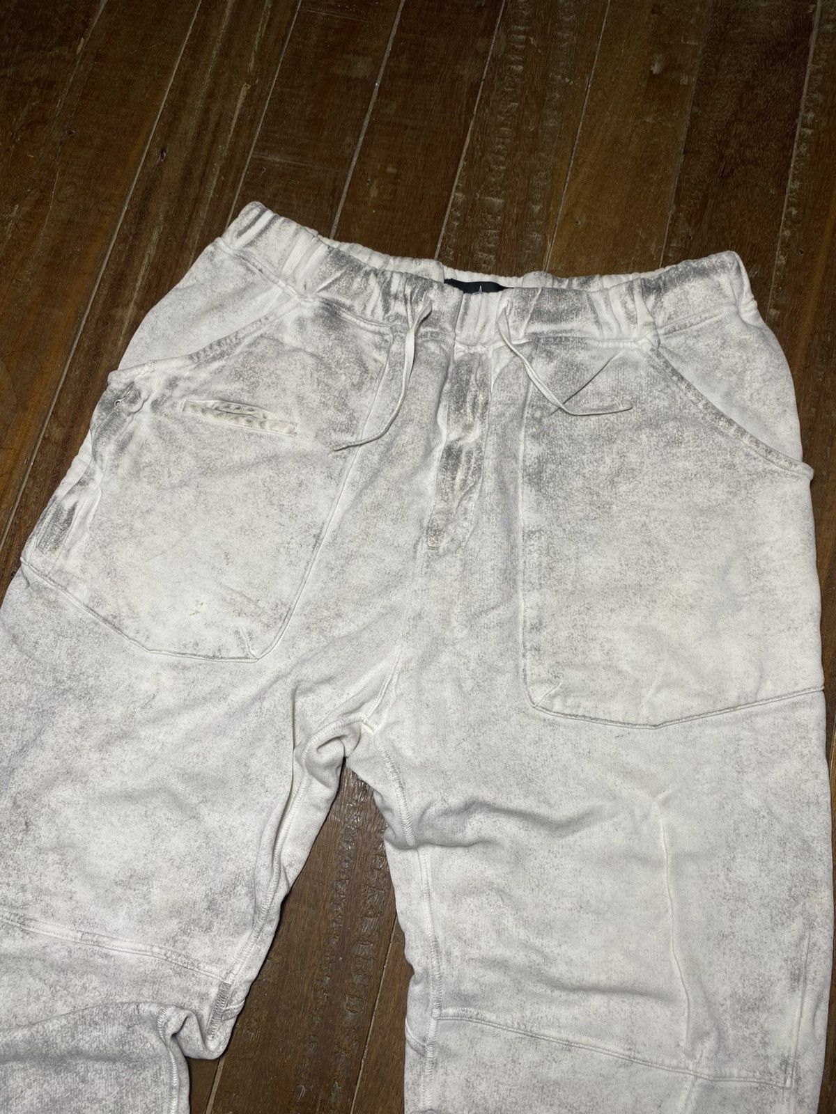 Stone Island Stone Island Fall Out White Sweatpants Size US 32 / EU 48 - 4 Thumbnail