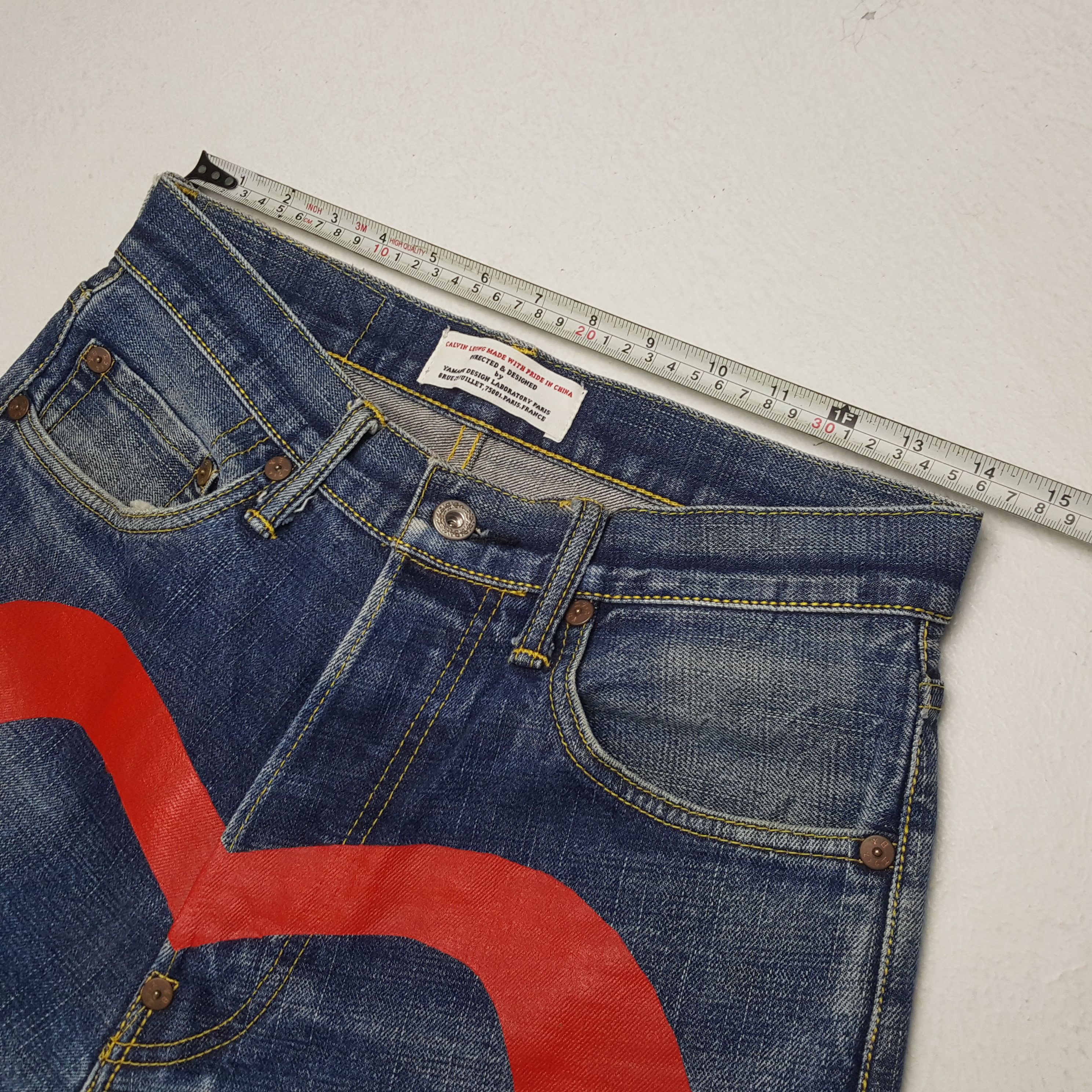 Evisu × Japanese Brand × Vintage Vintage EVISU Japanese Brand Daicock Custom Style Jeans Size US 28 / EU 44 - 7 Thumbnail