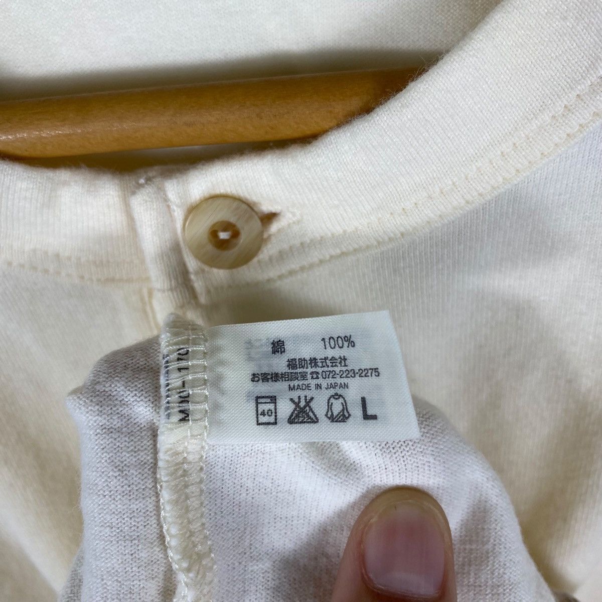 Burberry Vintage BURBERRY LONDON Henley Neck Tee Shirt Large Size Size US L / EU 52-54 / 3 - 8 Thumbnail