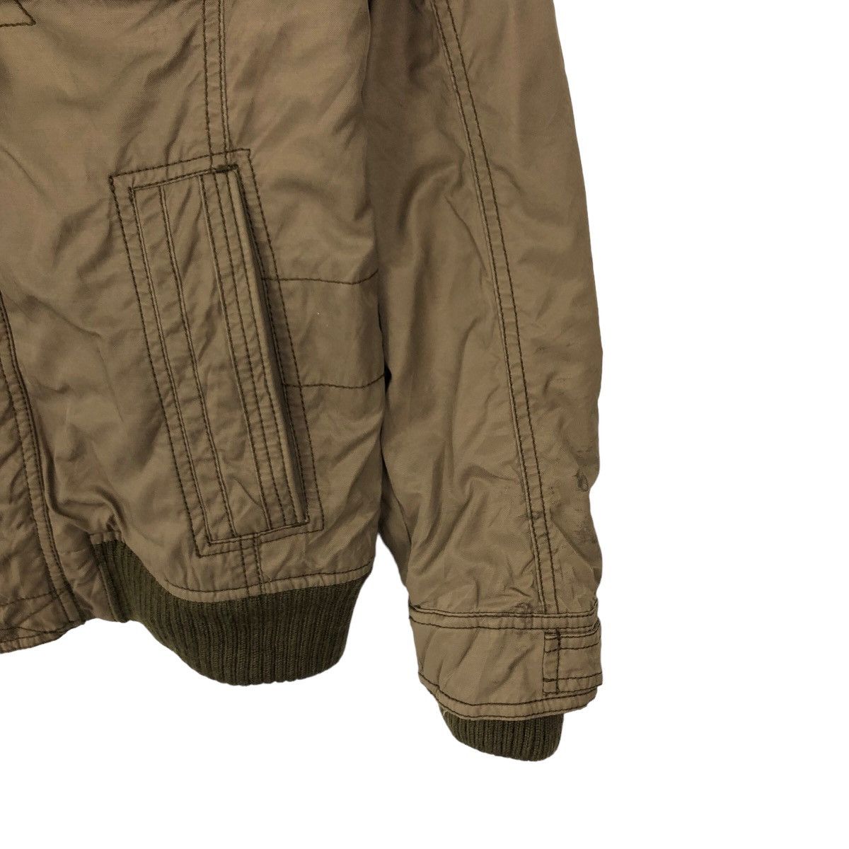 Japanese Brand 🔥CHORE BIKER JACKET PARACHUTE STYLE TOMMY HILFIGER Size US S / EU 44-46 / 1 - 3 Thumbnail