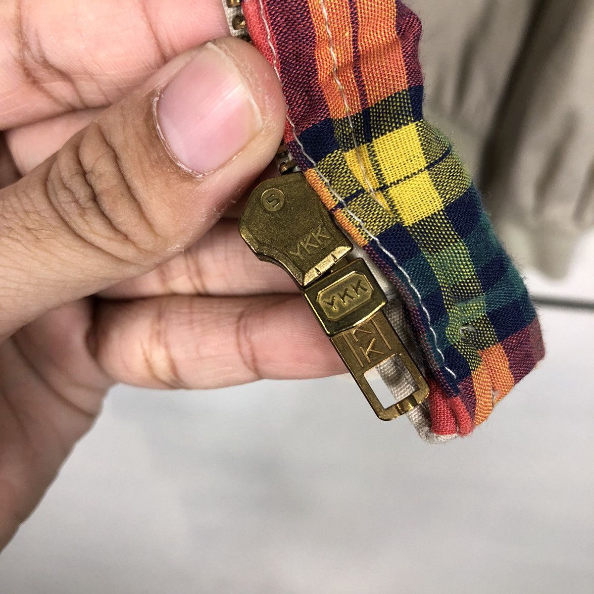 Japanese Brand 📌Vintage Bomber Jacket Izod Lacoste Tartan Blanket Check Size US XL / EU 56 / 4 - 18 Thumbnail