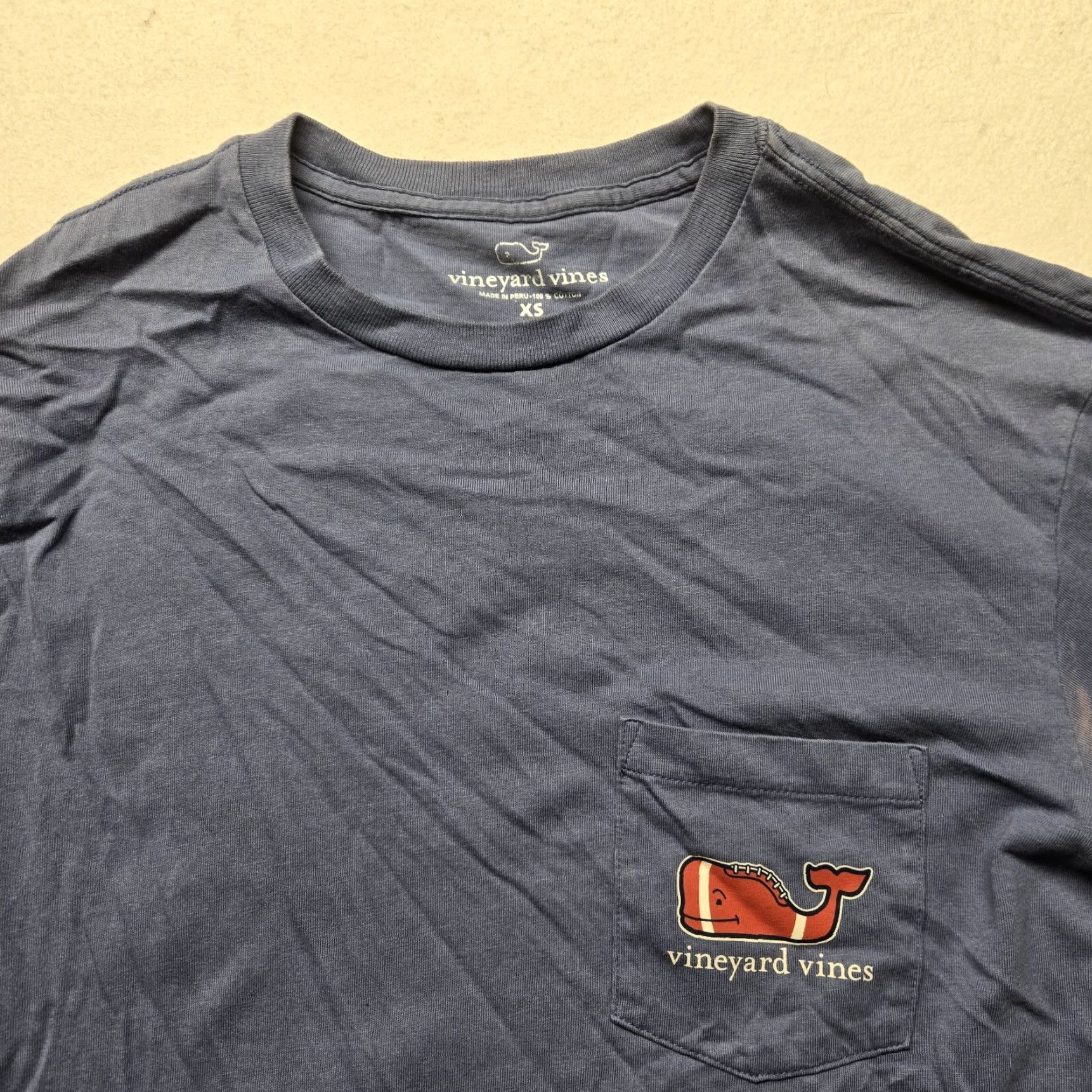 Vineyard Vines VINEYARD VINES Long Sleeve Pocket T-Shirt Adult Women's XS Blue Casual Size XS / US 0-2 / IT 36-38 - 3 Thumbnail
