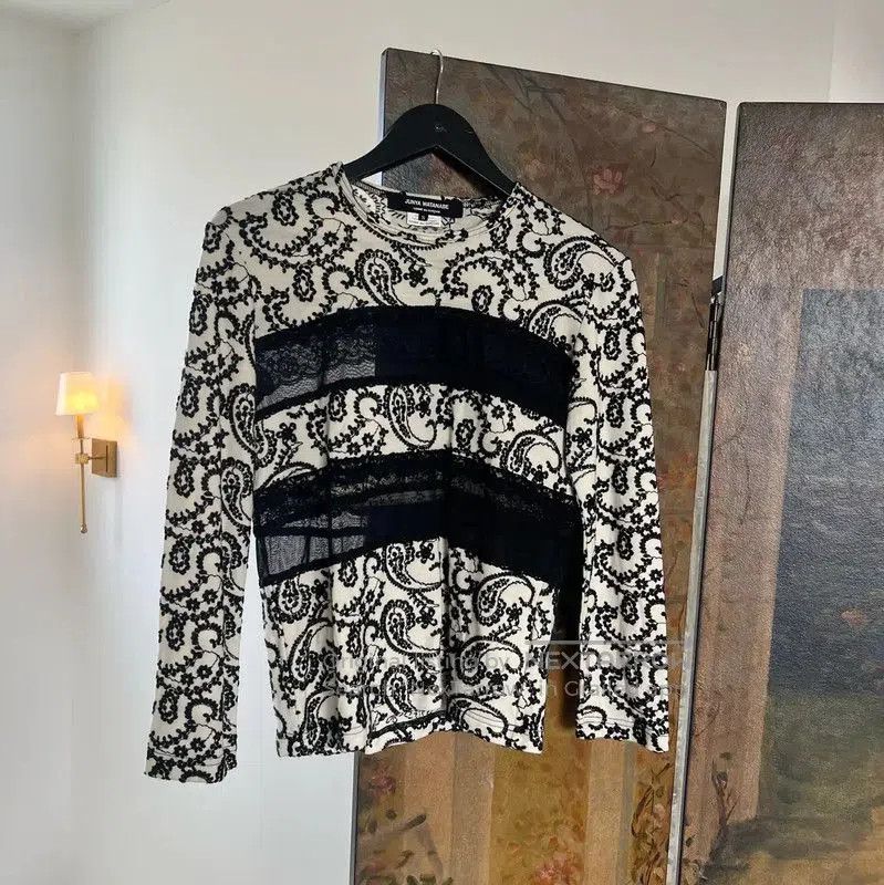 COMME des GARÇONS Black Cotton Women's Shirt .