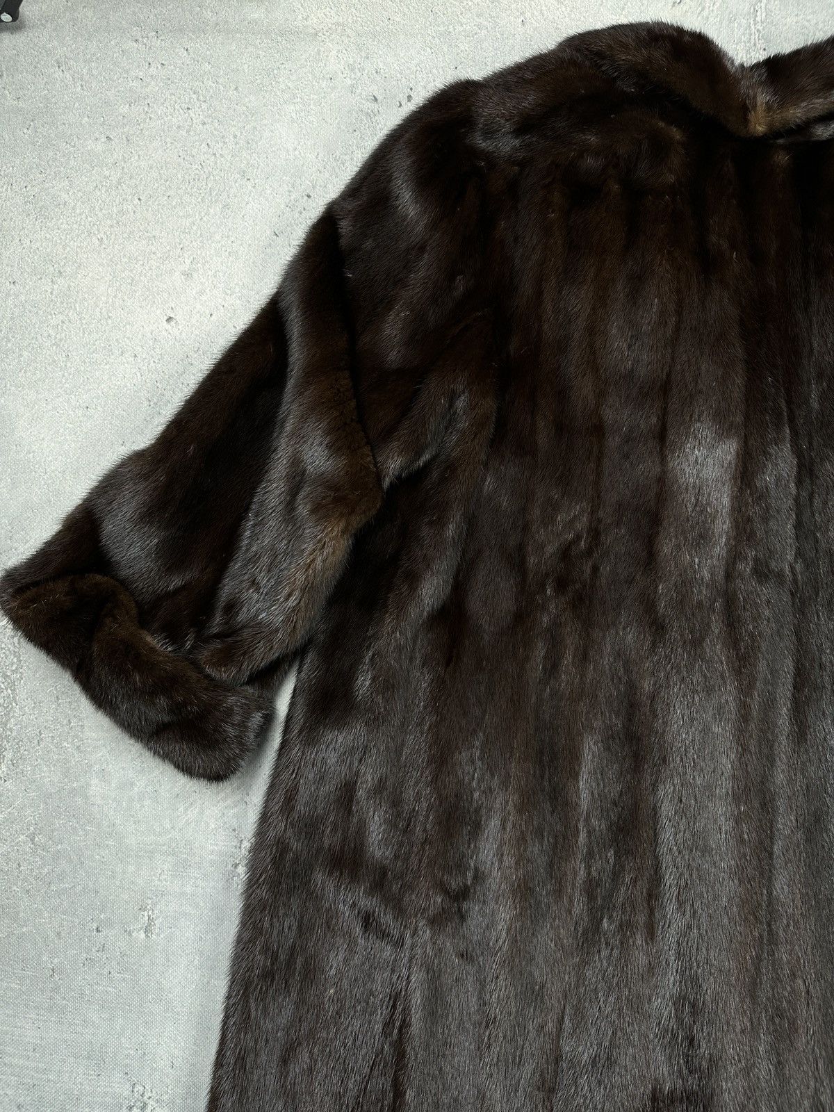Sagafurs Rare Vintage SAGA Mink Royal Brown Full-Length Fur Lux Coat Size L / US 10 / IT 46 - 21 Thumbnail