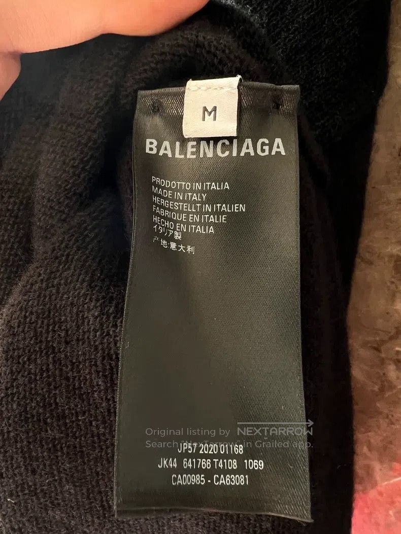 Balenciaga Balenciaga Sweater M Size US M / EU 48-50 / 2 - 5 Thumbnail