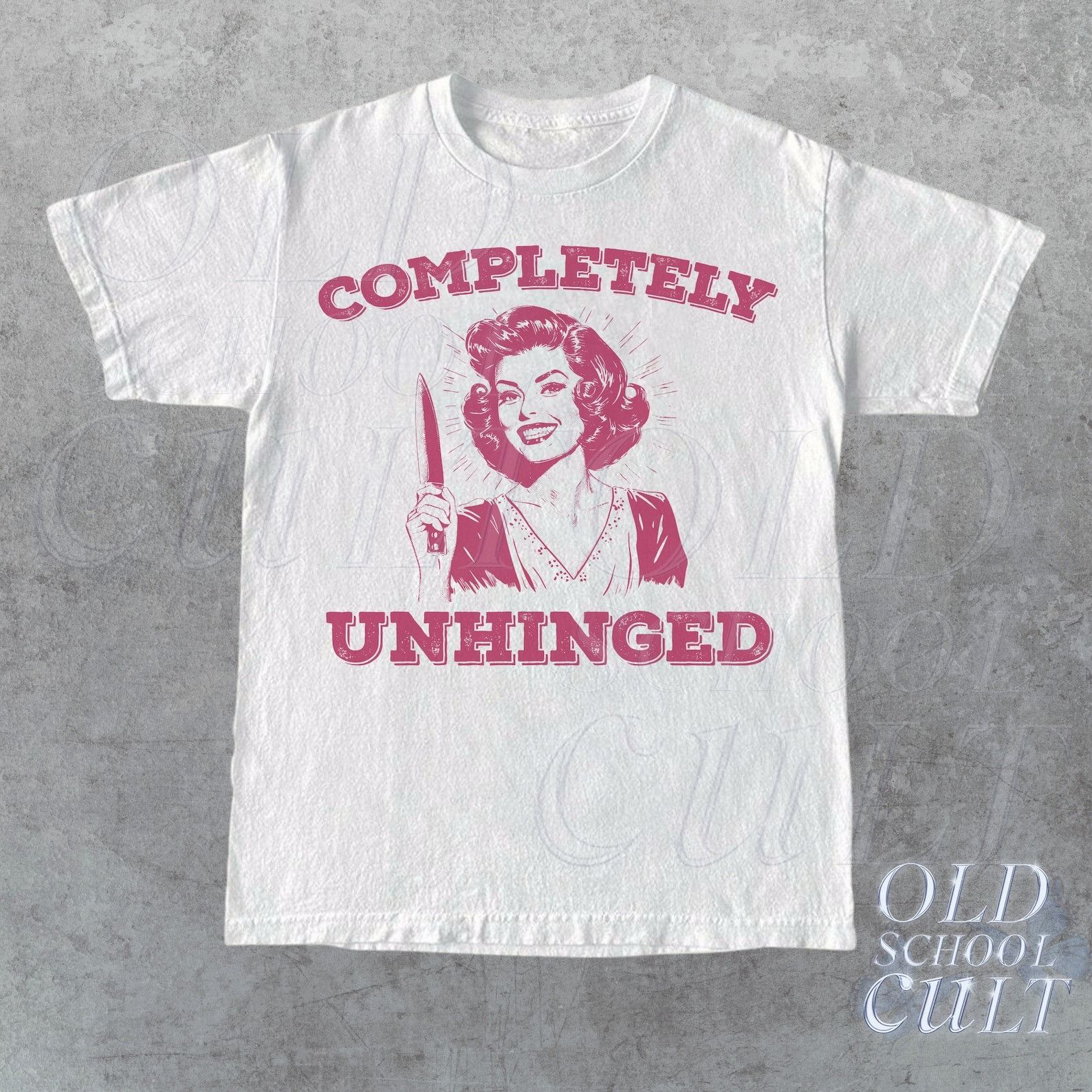 The Unbranded Brand Completely Unhinged Retro Graphic T Shirt Size US L / EU 52-54 / 3 - 1 Preview