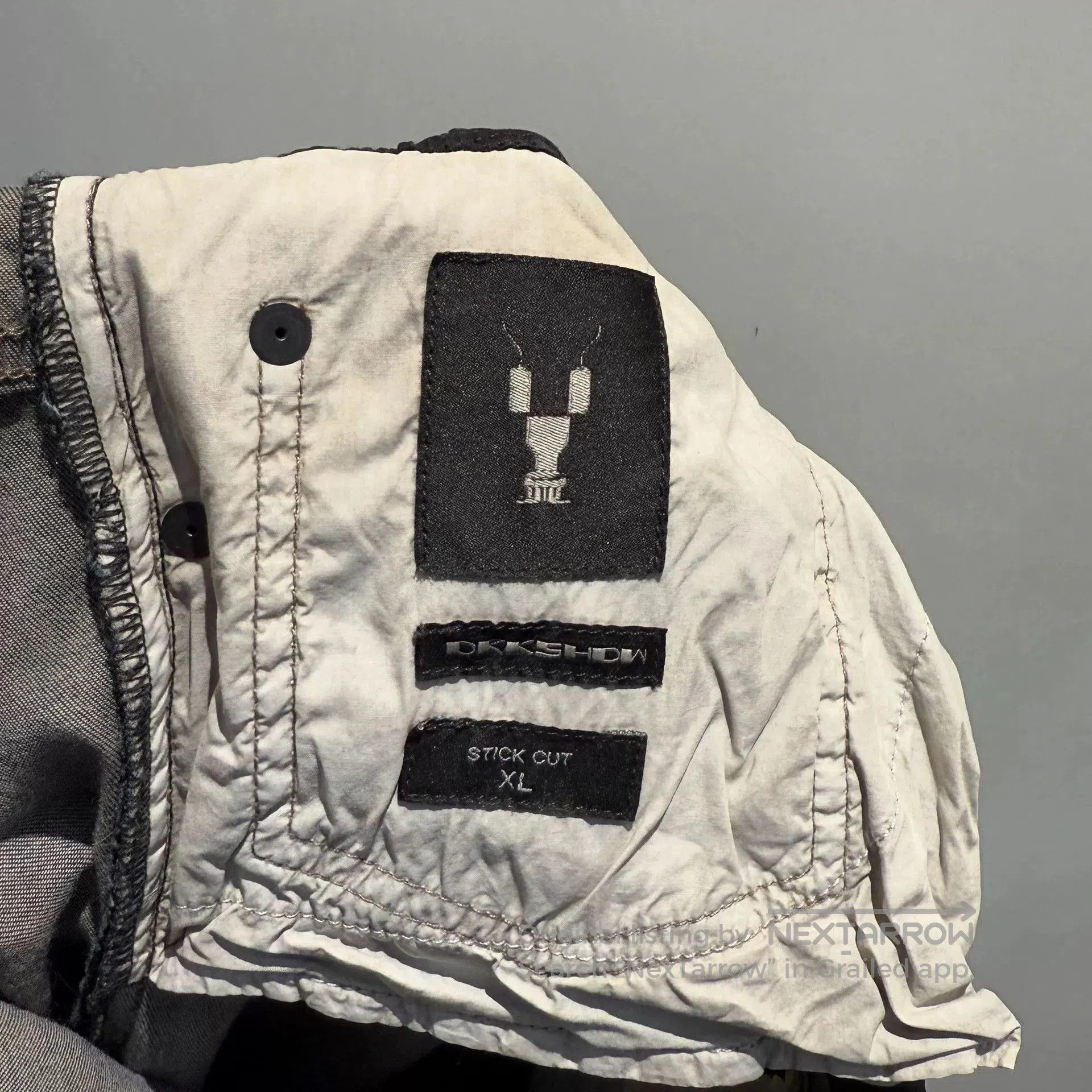 Rick Owens rare rick owens waxed denim pants. Size US 43 - 8 Thumbnail