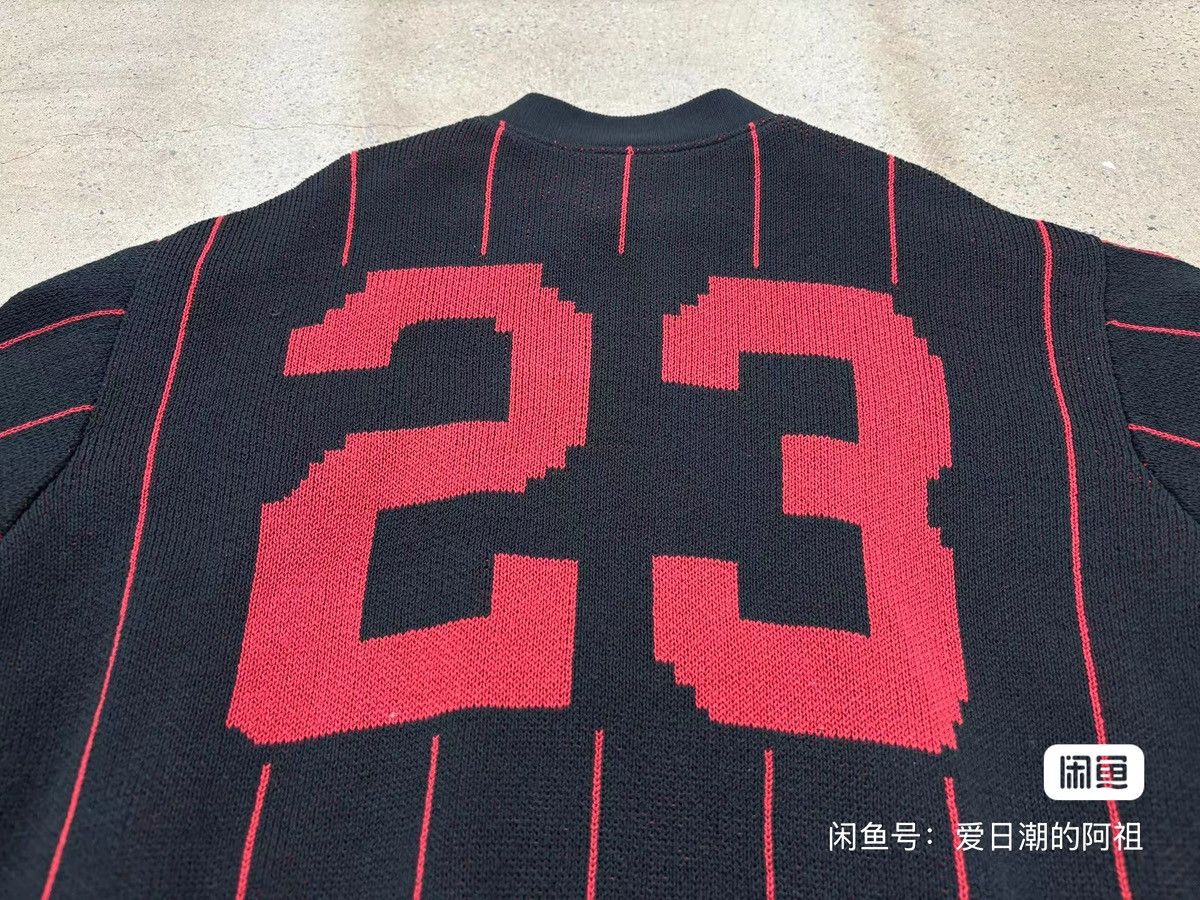 Supreme Supreme 23ss Pinstripe Varsity Zip Up Sweater Size US S / EU 44-46 / 1 - 6 Thumbnail