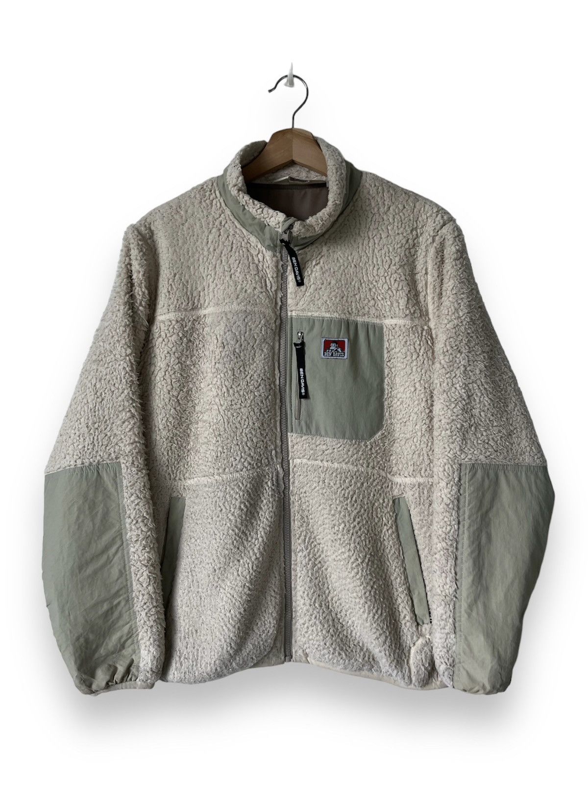 Ben Davis × Vintage Ben Davis Deep Pile Fleece Jacket Size US M / EU 48-50 / 2 - 3 Thumbnail