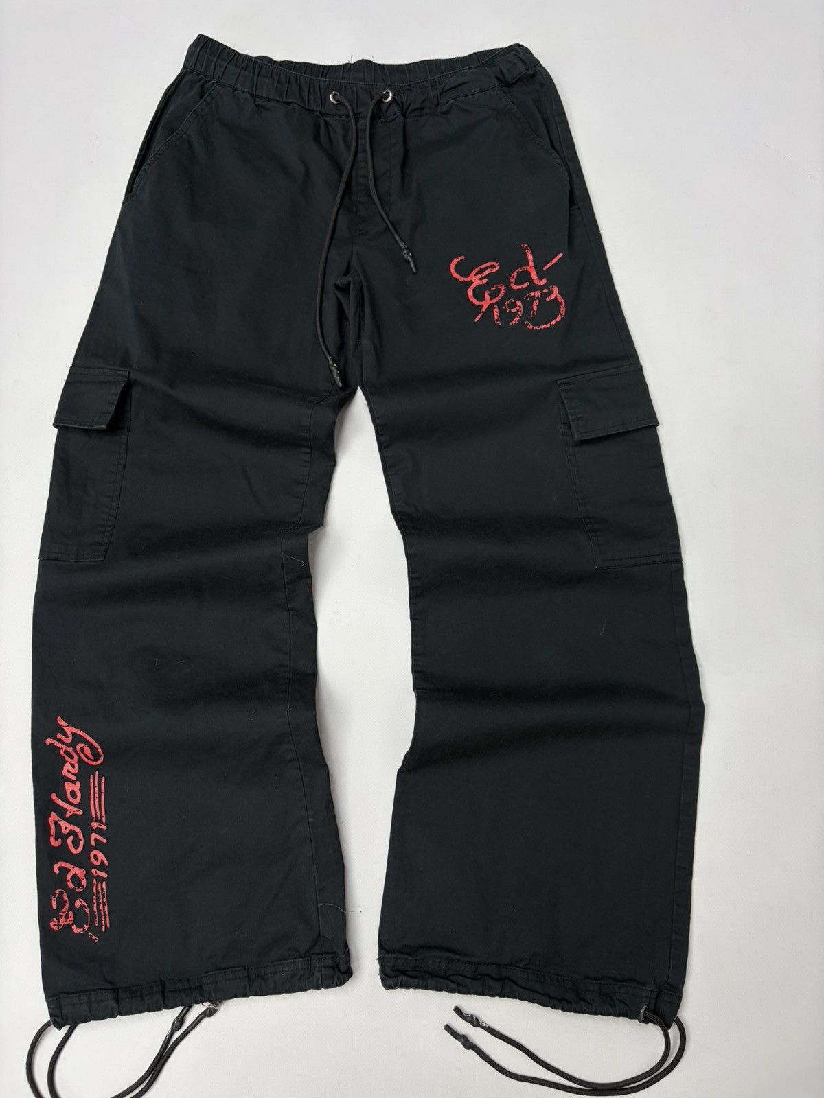 Ed Hardy VTG Ed Hardy x Urban Outfitters Dragon Cargo Jeans Pants Y2K Size US 30 / EU 46 - 9 Thumbnail