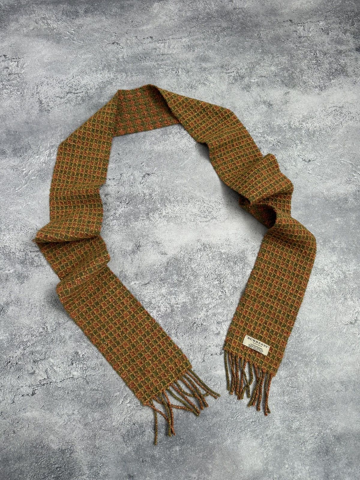 Burberry Burberry Cashmere Scarf Checkered Rare Neckwear Luxury Size ONE SIZE - 2 Thumbnail