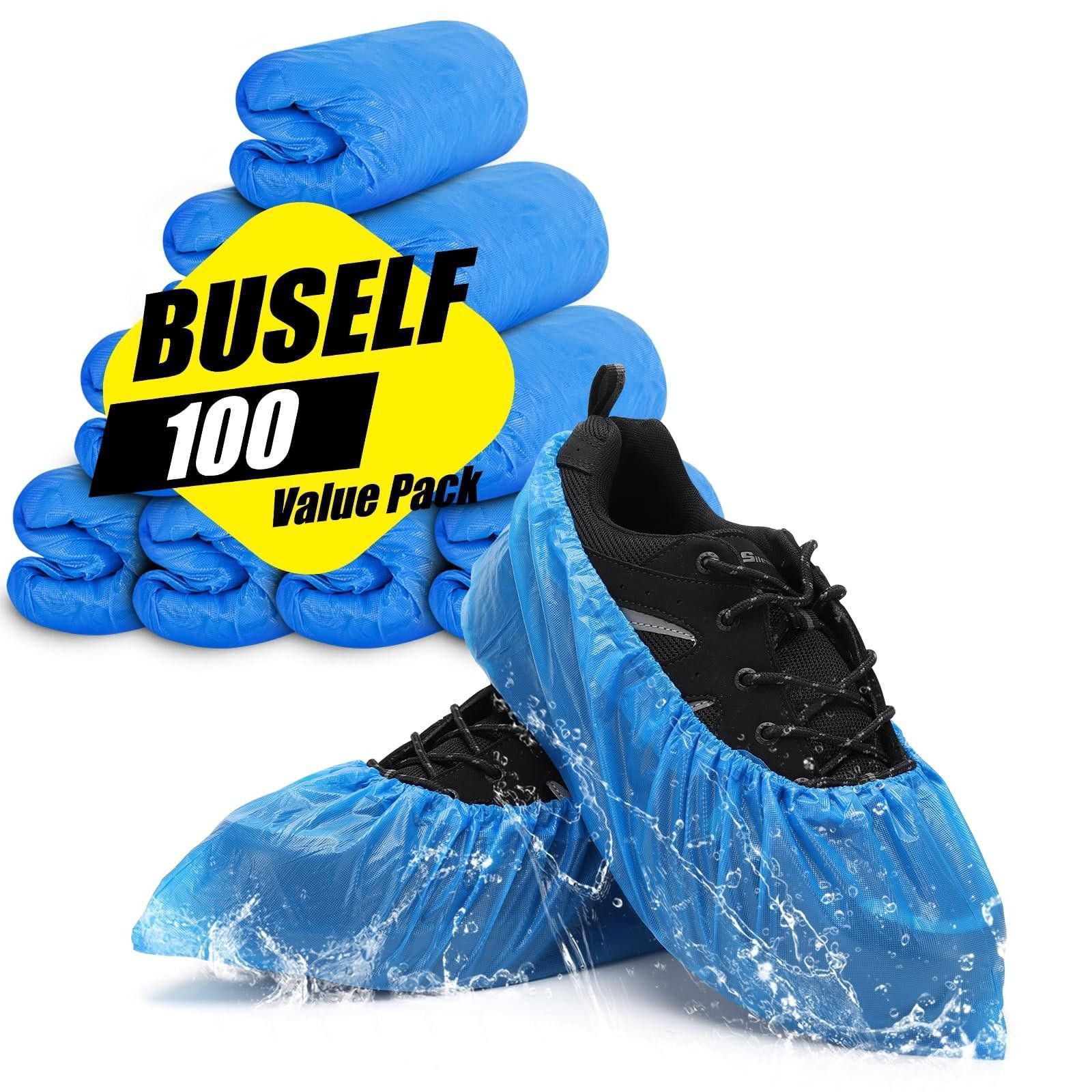 Other Buself Disposable Plastic Shoe Covers, 100 Pcs Size ONE SIZE - 1 Preview