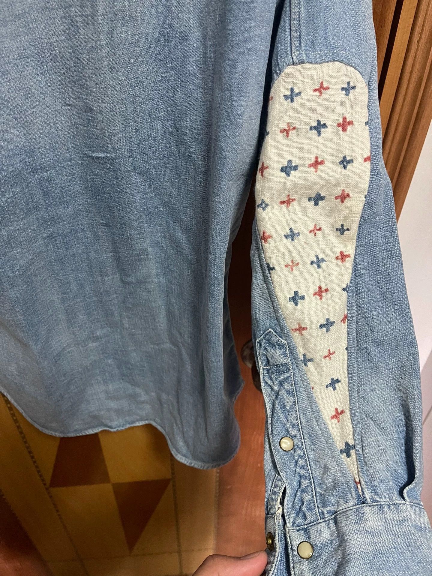 Visvim visvim Water Drop Denim Shirt Size US M / EU 48-50 / 2 - 4 Thumbnail