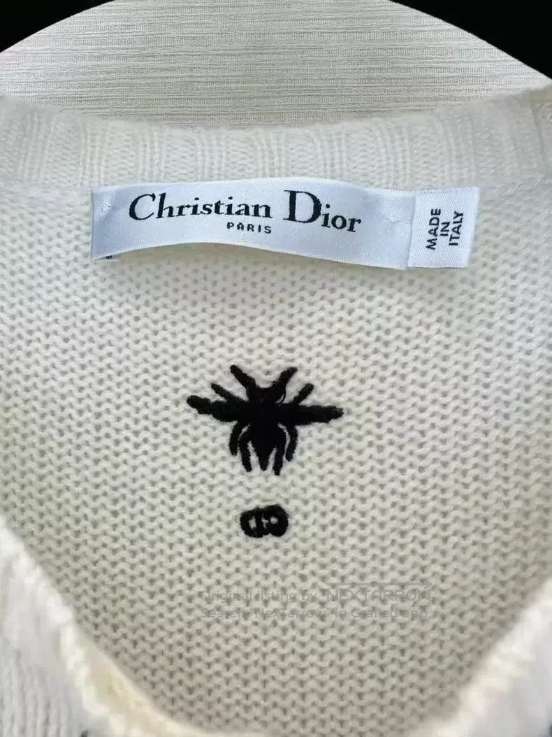 Dior Dior Star embroidered cashmere sweater Size XXS / US 00 / IT 34 - 4 Thumbnail