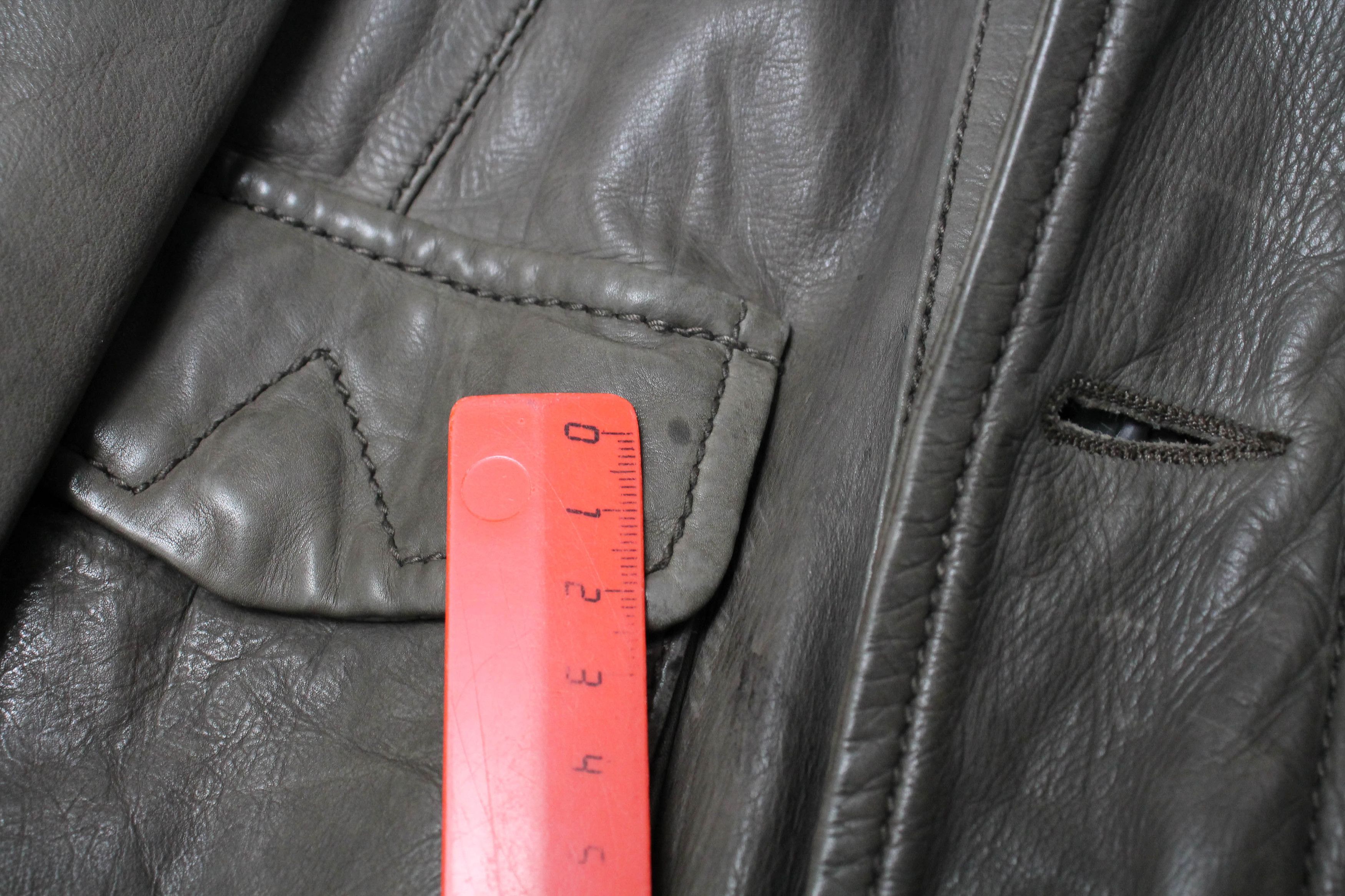 Tommy Hilfiger TOMMY HILFIGER Leather Jacket Men's XL Lined Zip Brown Size US XL / EU 56 / 4 - 12 Thumbnail
