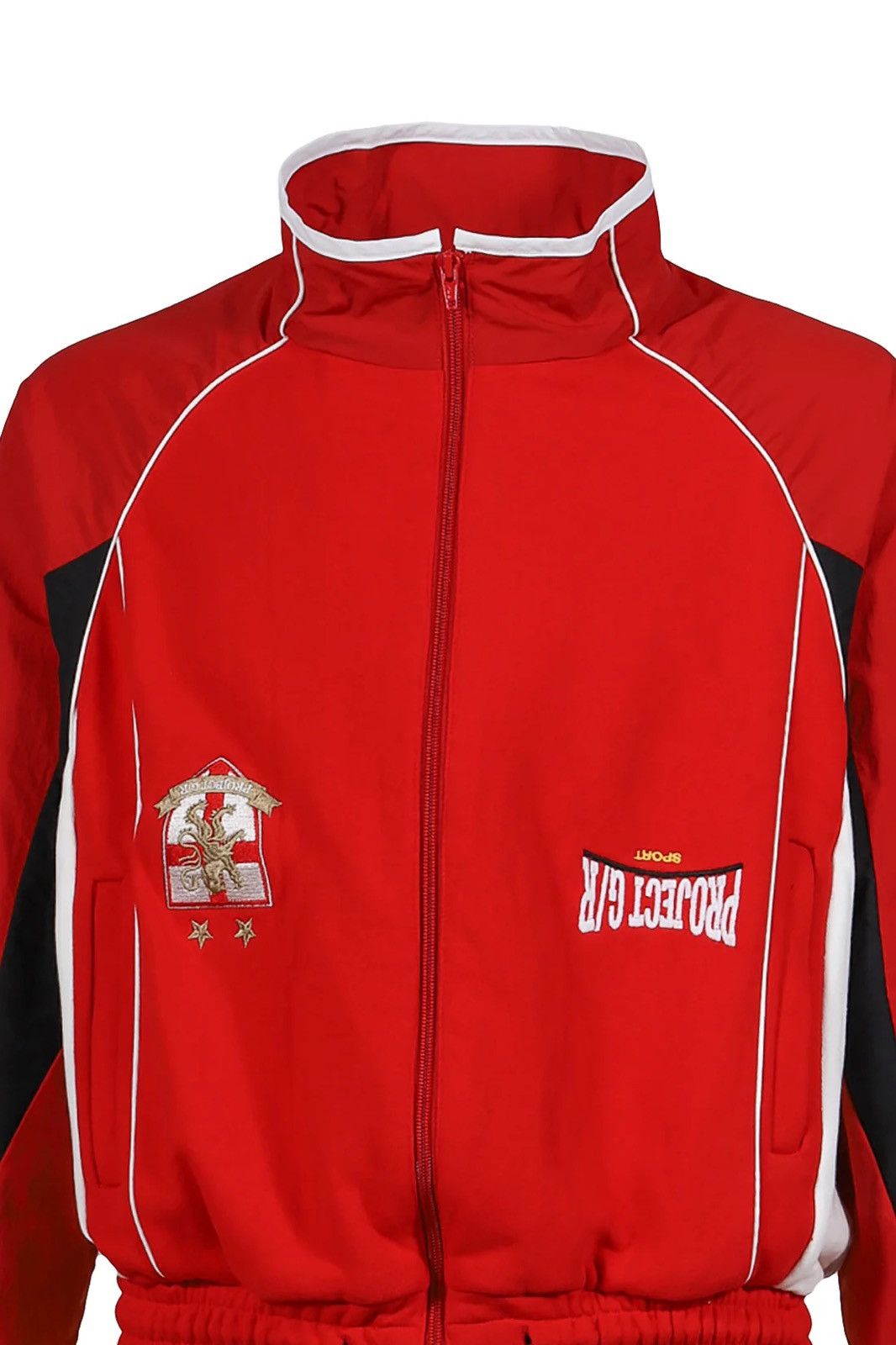 PROJECT G/R RECONSTRUCTED HYBRID TRACK JACKET / RED size 2 Size US M / EU 48-50 / 2 - 3 Thumbnail