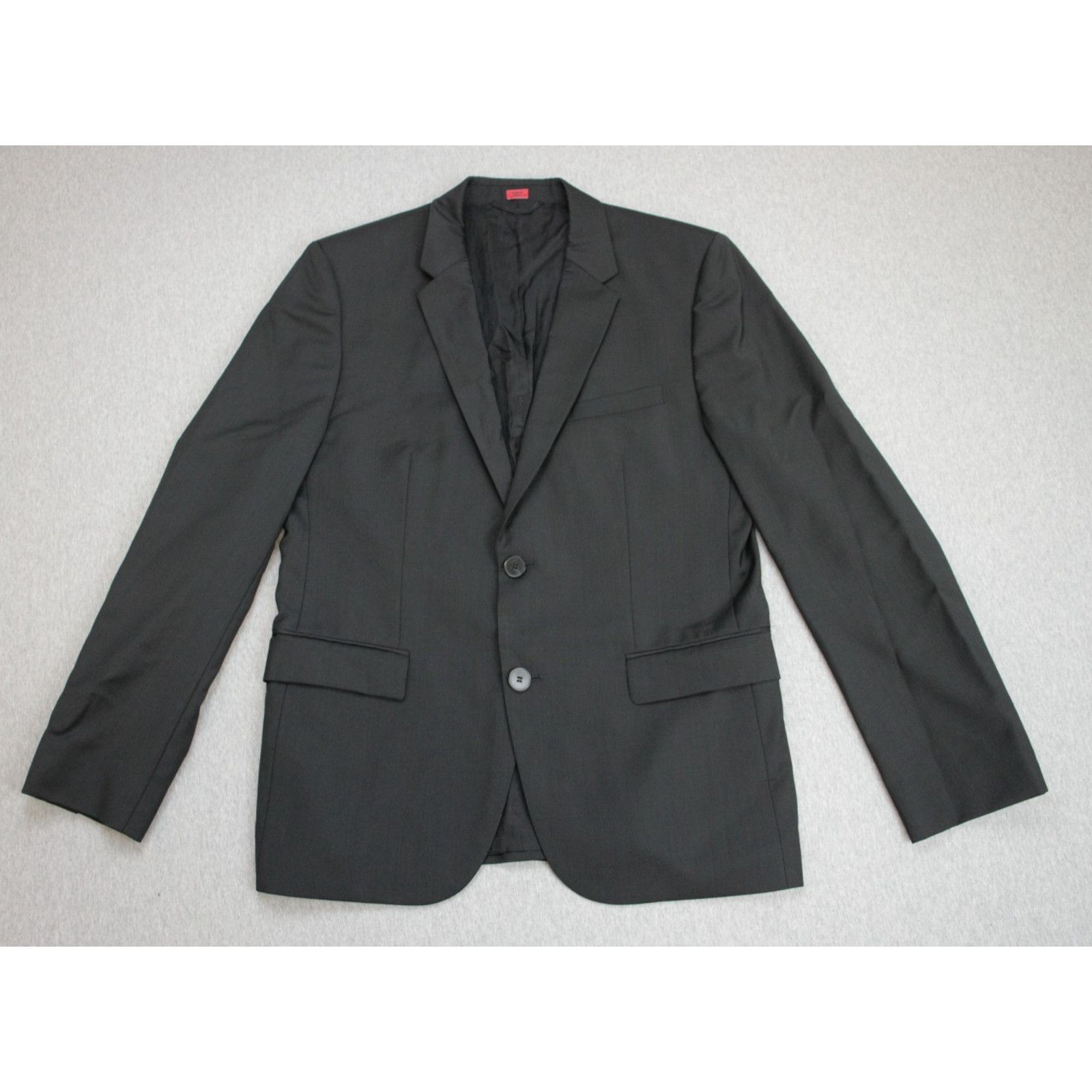 Hugo Boss Hugo Boss Mens Blazer 40S Solid Black 100% Virgin Wool Size 40S - 1 Thumbnail