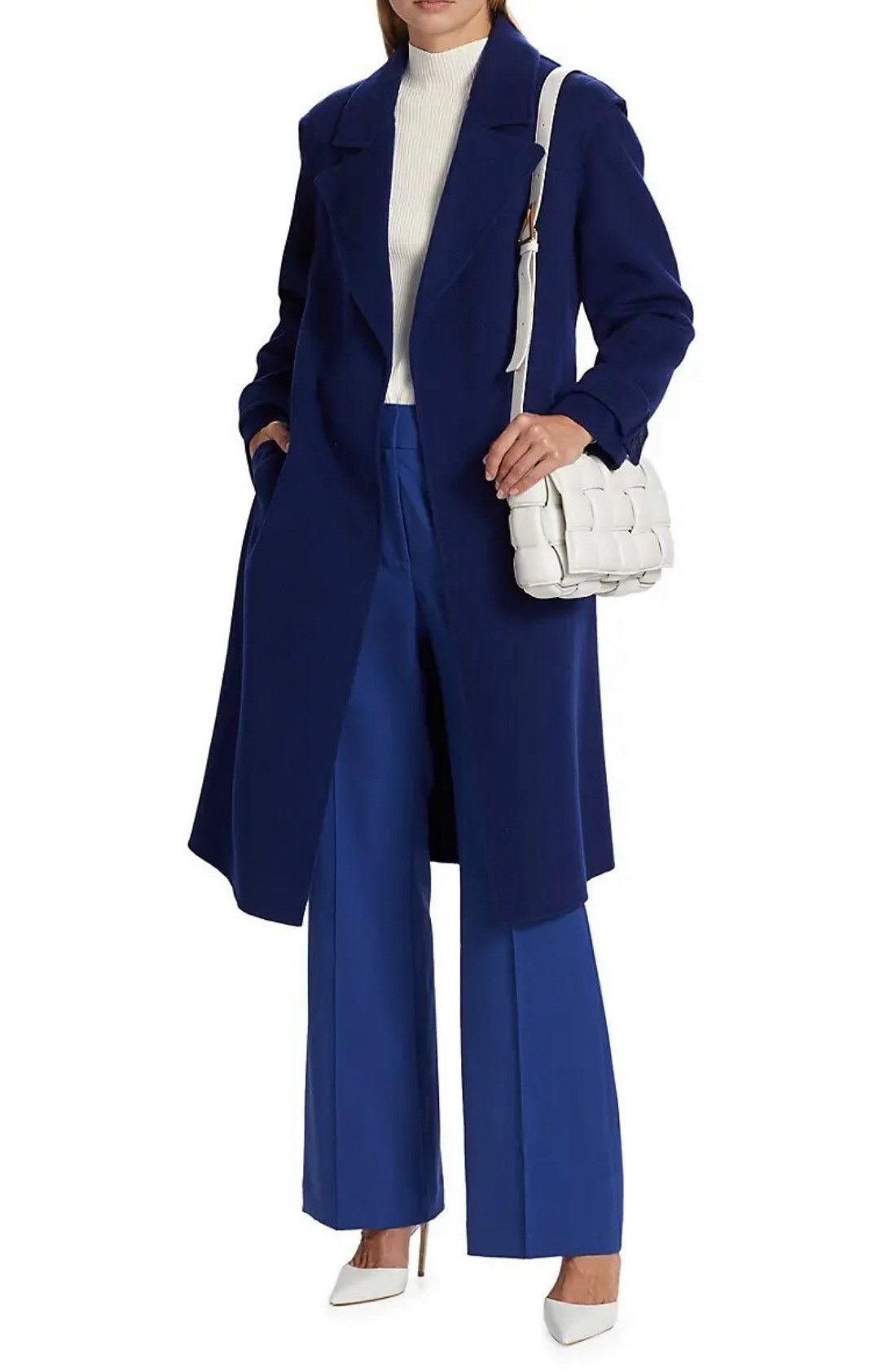 Elie Tahari ELIE TAHARI Wool-Blend Coat size XL Size XL / US 12-14 / IT 48-50 - 4 Thumbnail