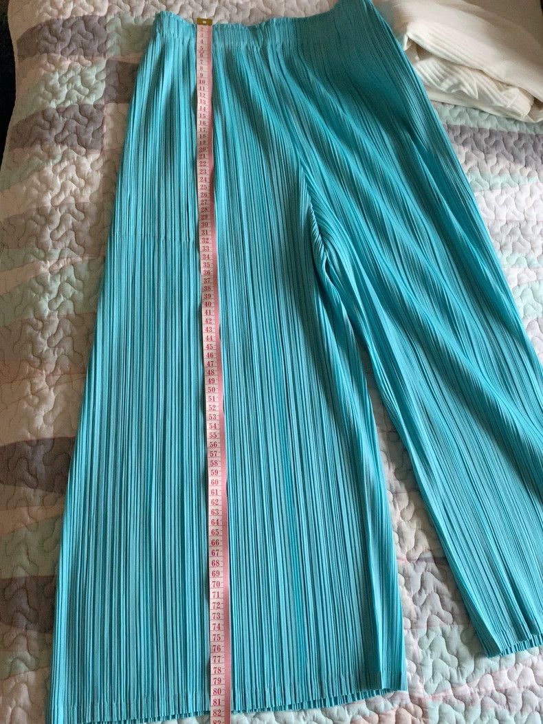 Issey Miyake issey miyake size:3 Blue pleated pants Size 42" / US 20 - 4 Thumbnail