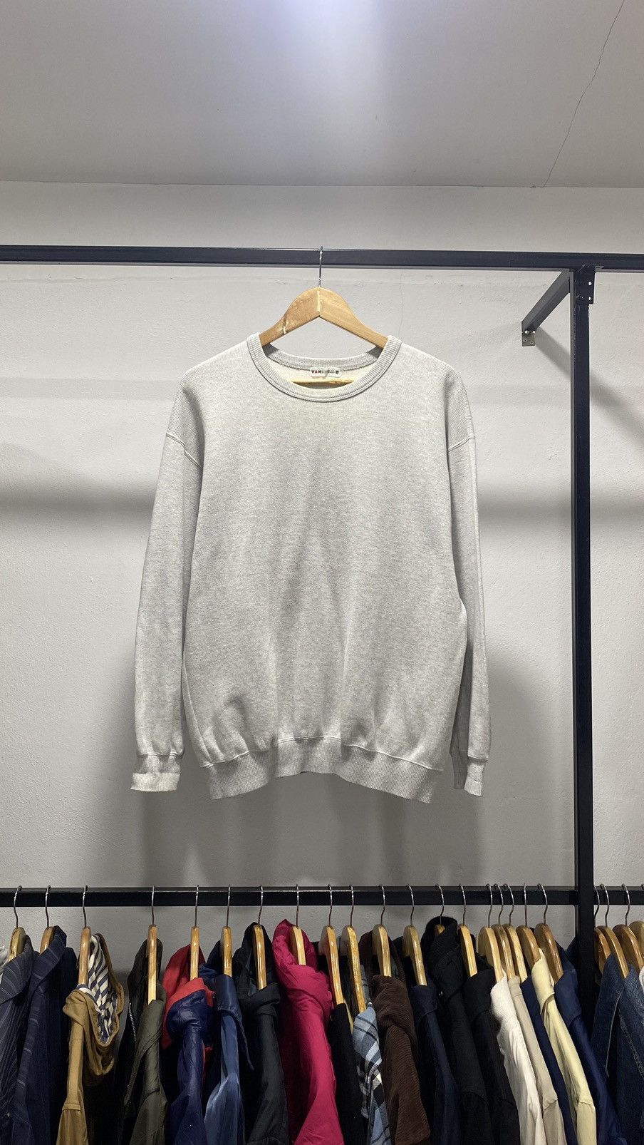 Van × Vintage VAN JAC JAPAN KNIT SWEATER BACKHIT SPELLOUT Size US L / EU 52-54 / 3 - 5 Thumbnail
