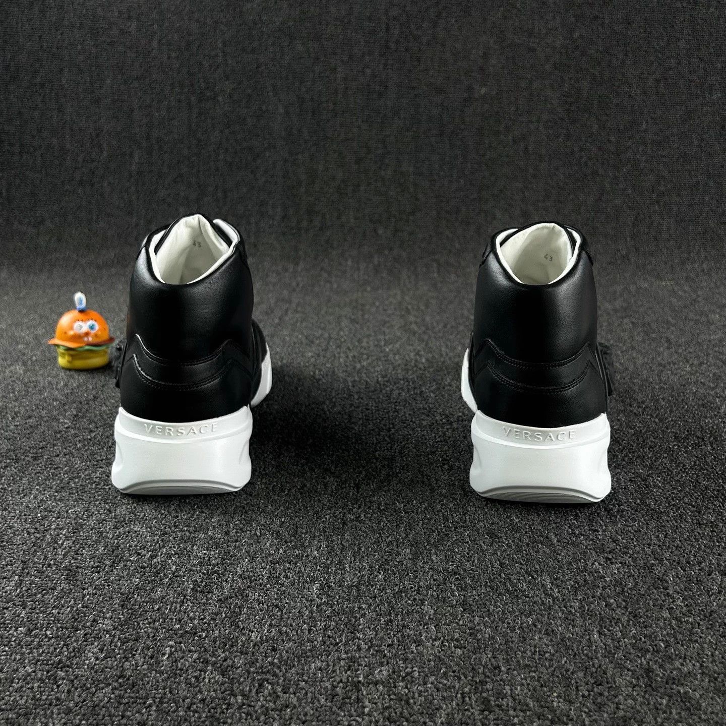 Versace Versace Black High-Top Sneaker 43 Medusa Size US 10 / EU 43 - 5 Thumbnail