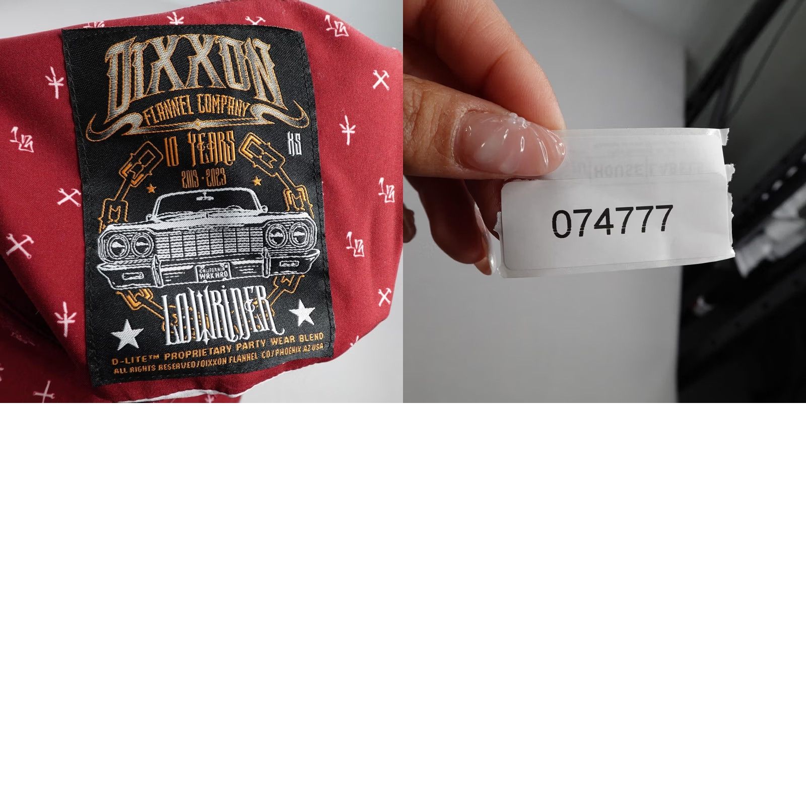 Vintage Dixxon Shirt Mens XS Red Lowrider Cars Button Up Performance Party Size US XS / EU 42 / 0 - 8 Thumbnail