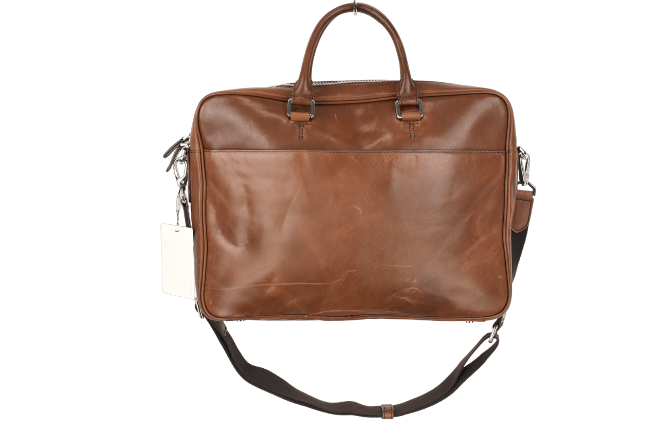 Suitsupply SUITSUPPLY Bag Men OS Calf Leather Briefcase Adjustable