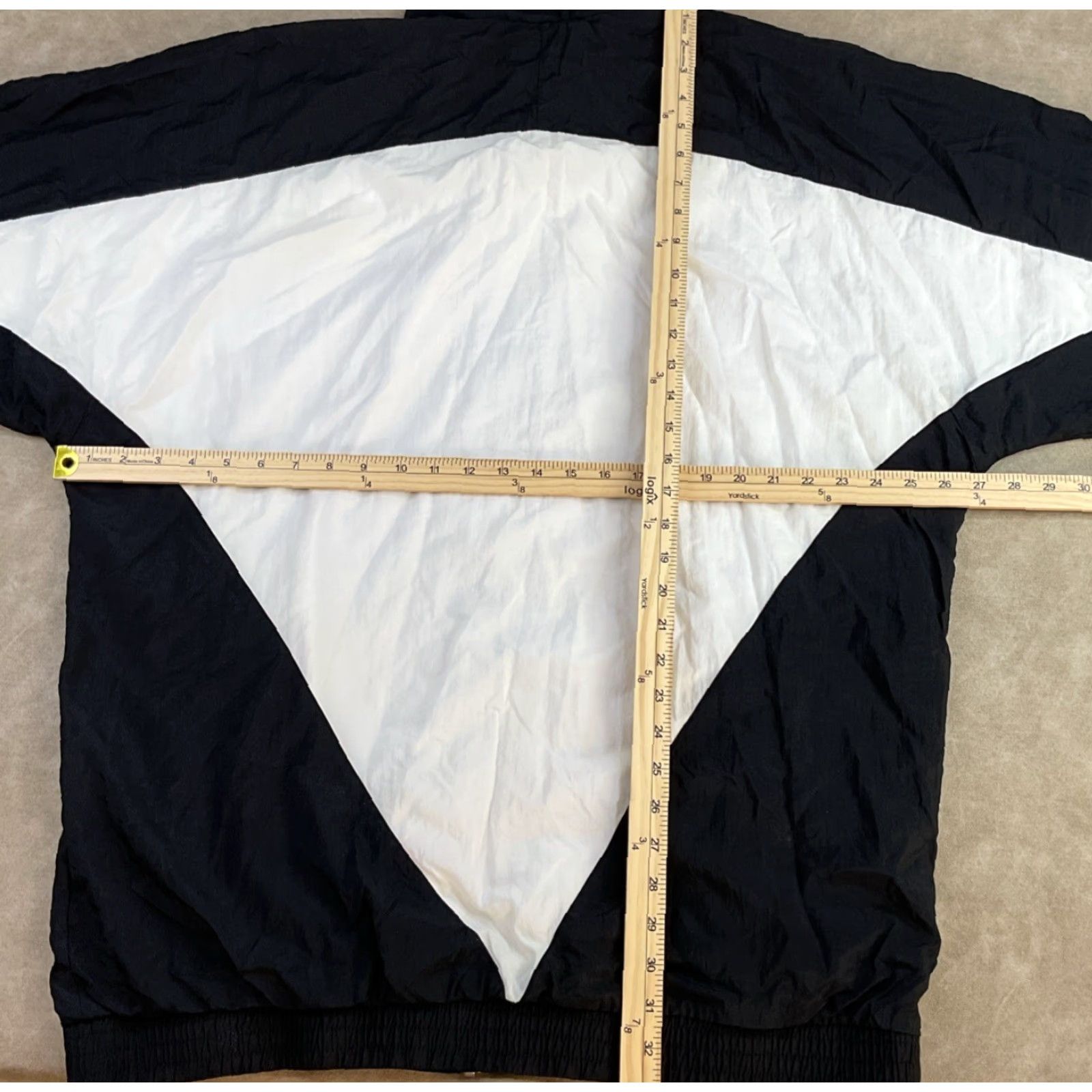 VINTAGE adidas Jacket 80s 90s Windbreaker Nylon Lined Colorblock XL Multicolor