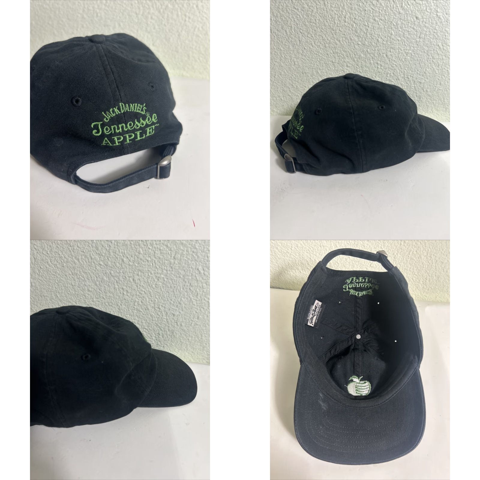 Apple JACK DANIEL'S TENNESSEE APPLE HAT Baseball Cap Men Adjustable Black Cotton Embroidered logo KC Caps HeadStart Size ONE SIZE - 8 Thumbnail