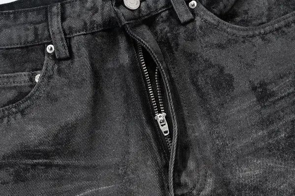 VIBE Heavyweight washed and waxed micro flare hombre baggy jeans Size US 30 / EU 46 - 5 Thumbnail