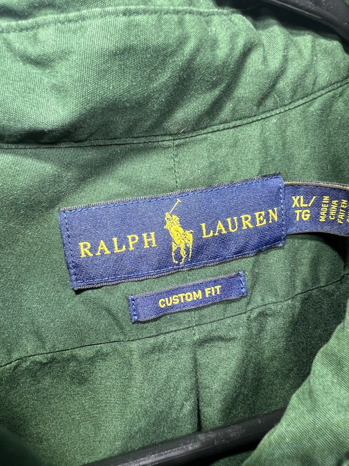 Polo Ralph Lauren Polo Ralph Men's Button Down XL Dark Kelly Green Purple Logo Size US XL / EU 56 / 4 - 3 Thumbnail