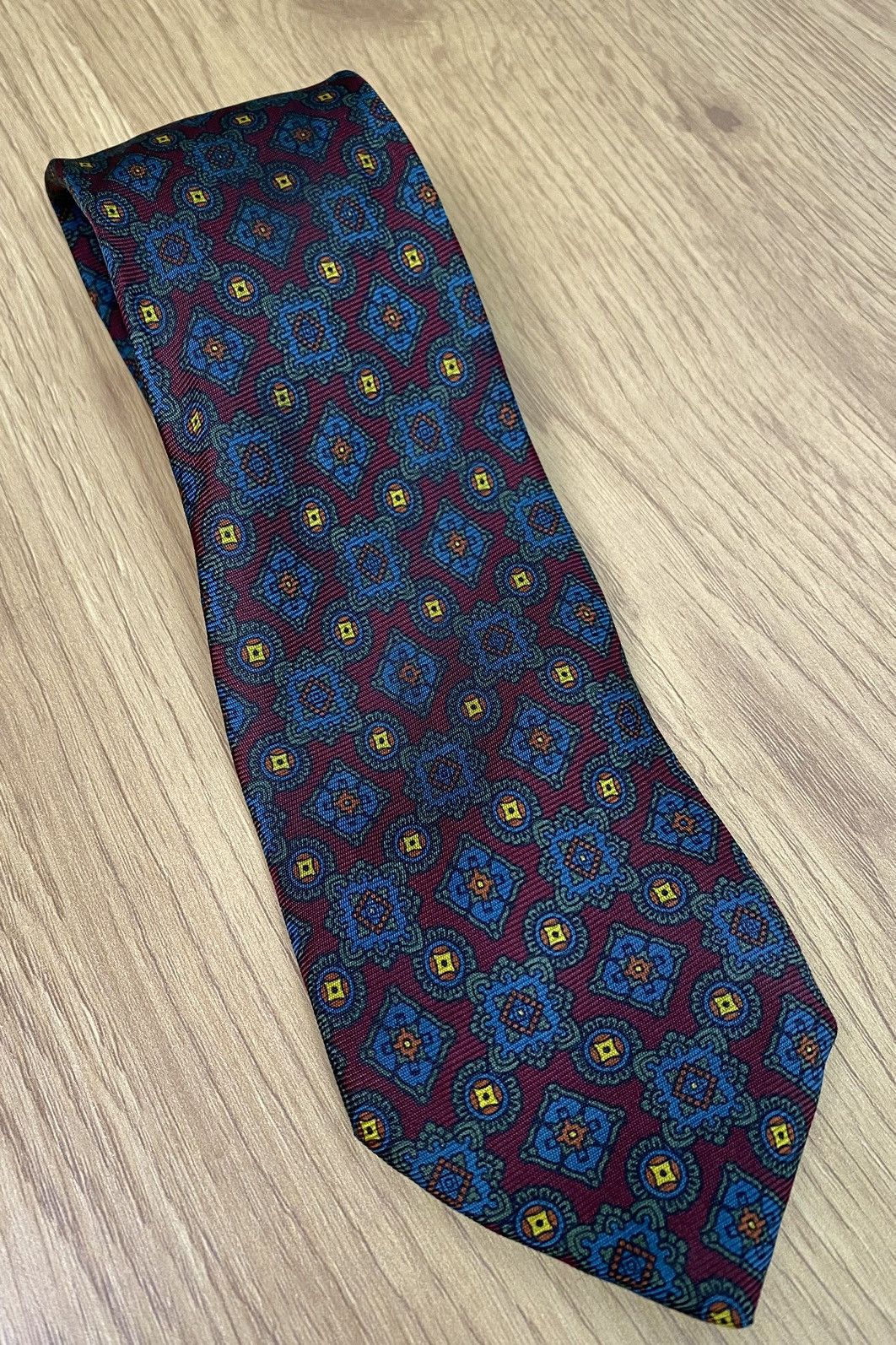 Burberry × Vintage Burberry's Vintage Silk Neck Tie multicolour print Size ONE SIZE - 7 Thumbnail