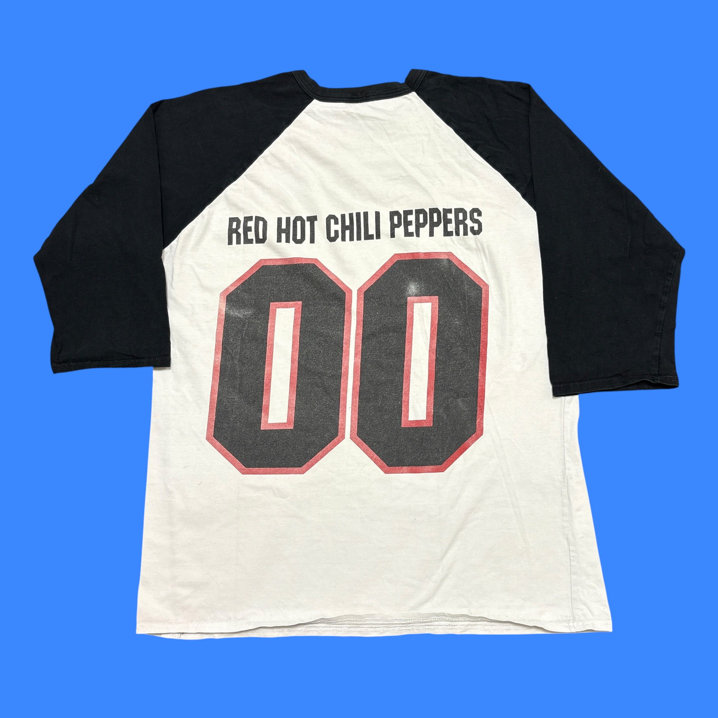 Band Tees Vintage Red Hot Chili Peppers Shirt 90s Raglan Rock Band Tee Size US L / EU 52-54 / 3 - 2 Thumbnail