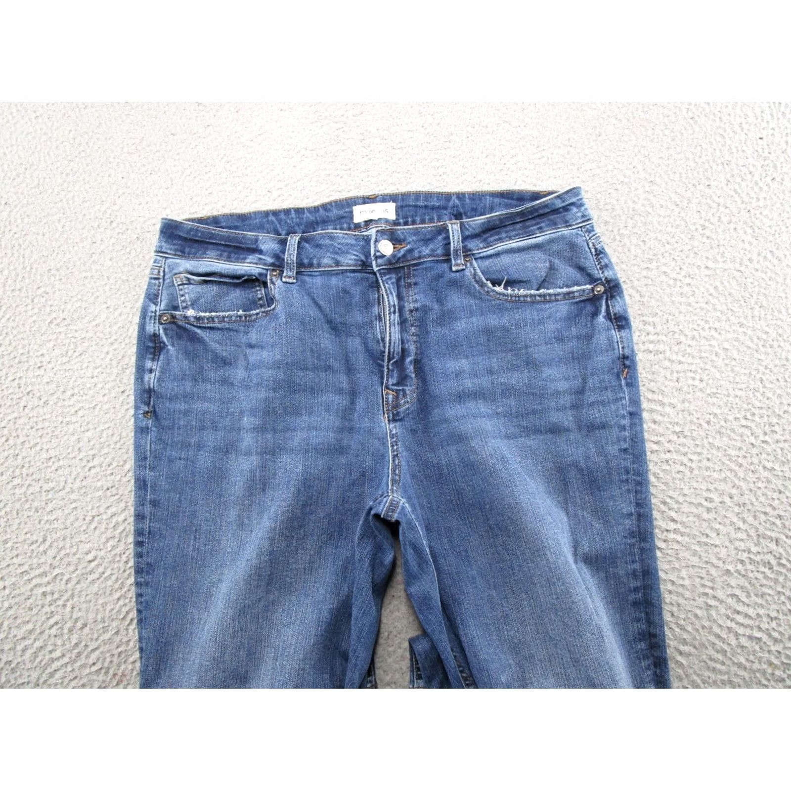Vintage Maurices M Jeans Regular Fit 90s Tapered Size 16 Stretch Denim Blue Jeans Women Size 38" / US 16 / IT 52 - 3 Thumbnail