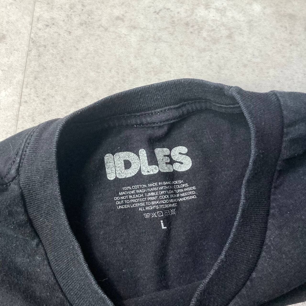 Rap Tees Idles Punk Rock Post Hardcore Noise Band Tour Tee Size US L / EU 52-54 / 3 - 4 Thumbnail