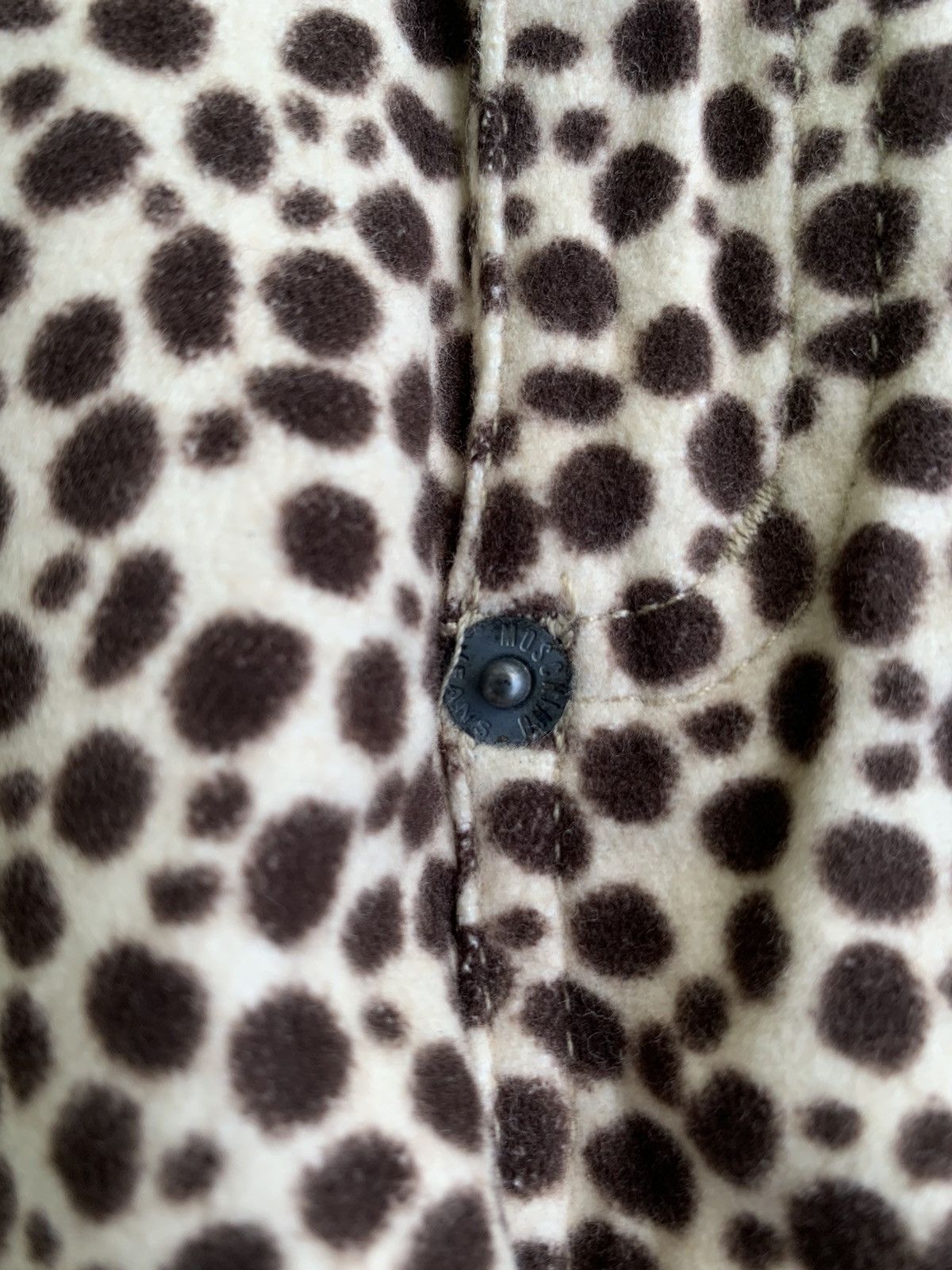 Designer × Moschino Moschino Leopard Flared Jeans Size 29" - 8 Thumbnail