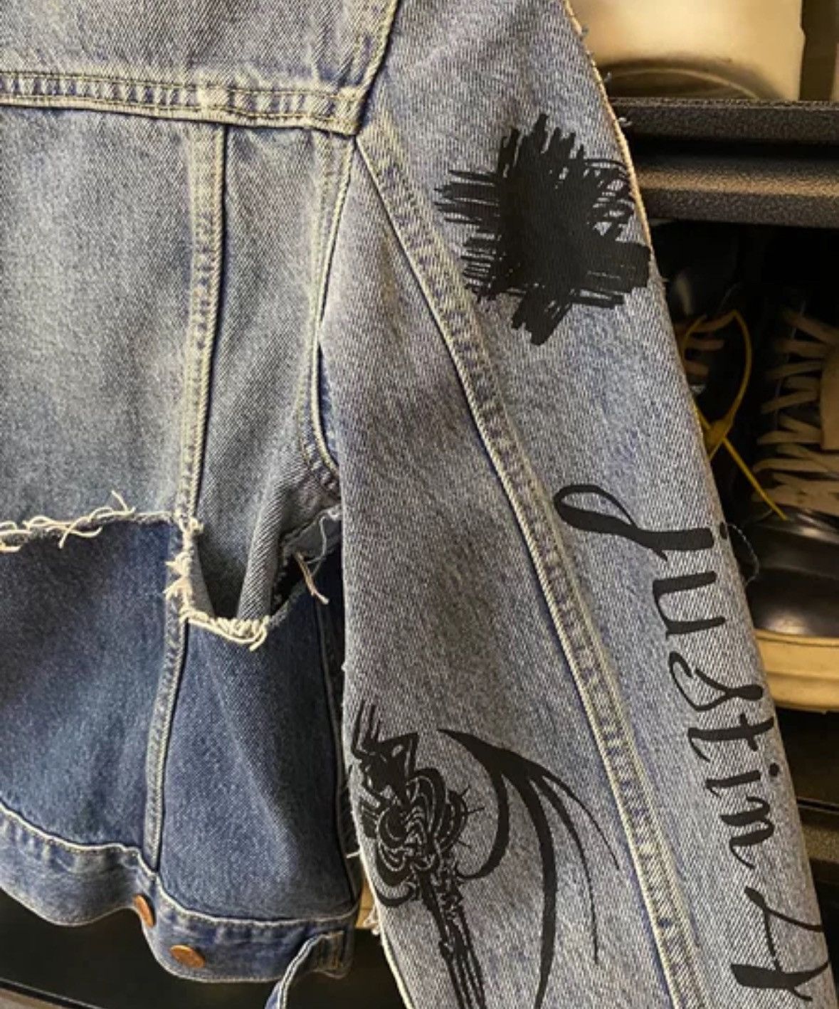 Vetements Vetements 18aw Totem Deconstruction Patchwork Denim Jacket Size US XS / EU 42 / 0 - 5 Thumbnail