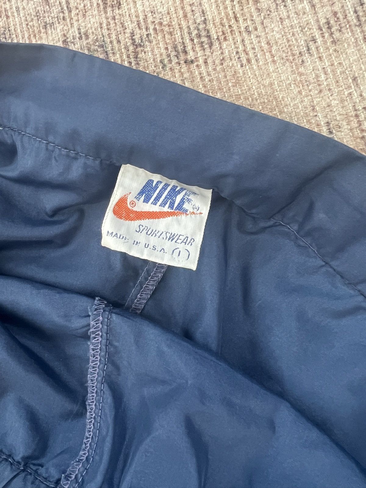 Nike Vintage 70s/80’s Nike Side Zip Track Pants Navy LG Size US 34 / EU 50 - 10 Thumbnail