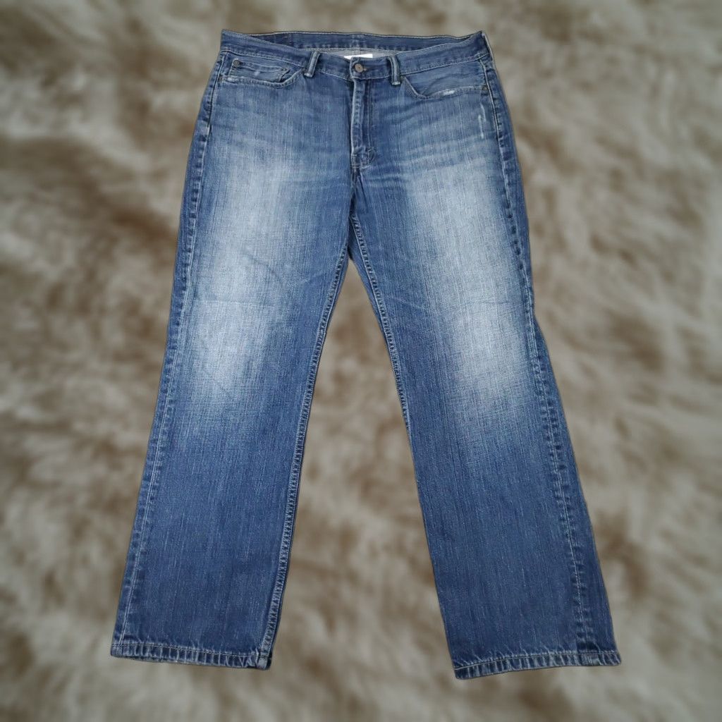 Levi's Levis 514 Jeans Mens 36x30 Blue Straight Leg Denim Pants Size US 36 / EU 52 - 1 Thumbnail