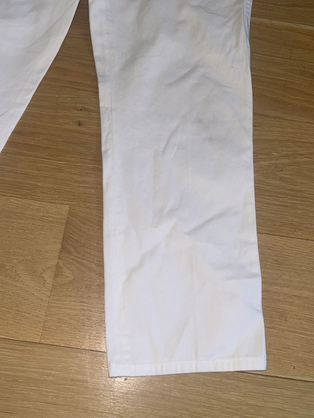 Prada vintage prada made italy 100% cotton white pants 36x29 m Size US 36 / EU 52 - 3 Thumbnail