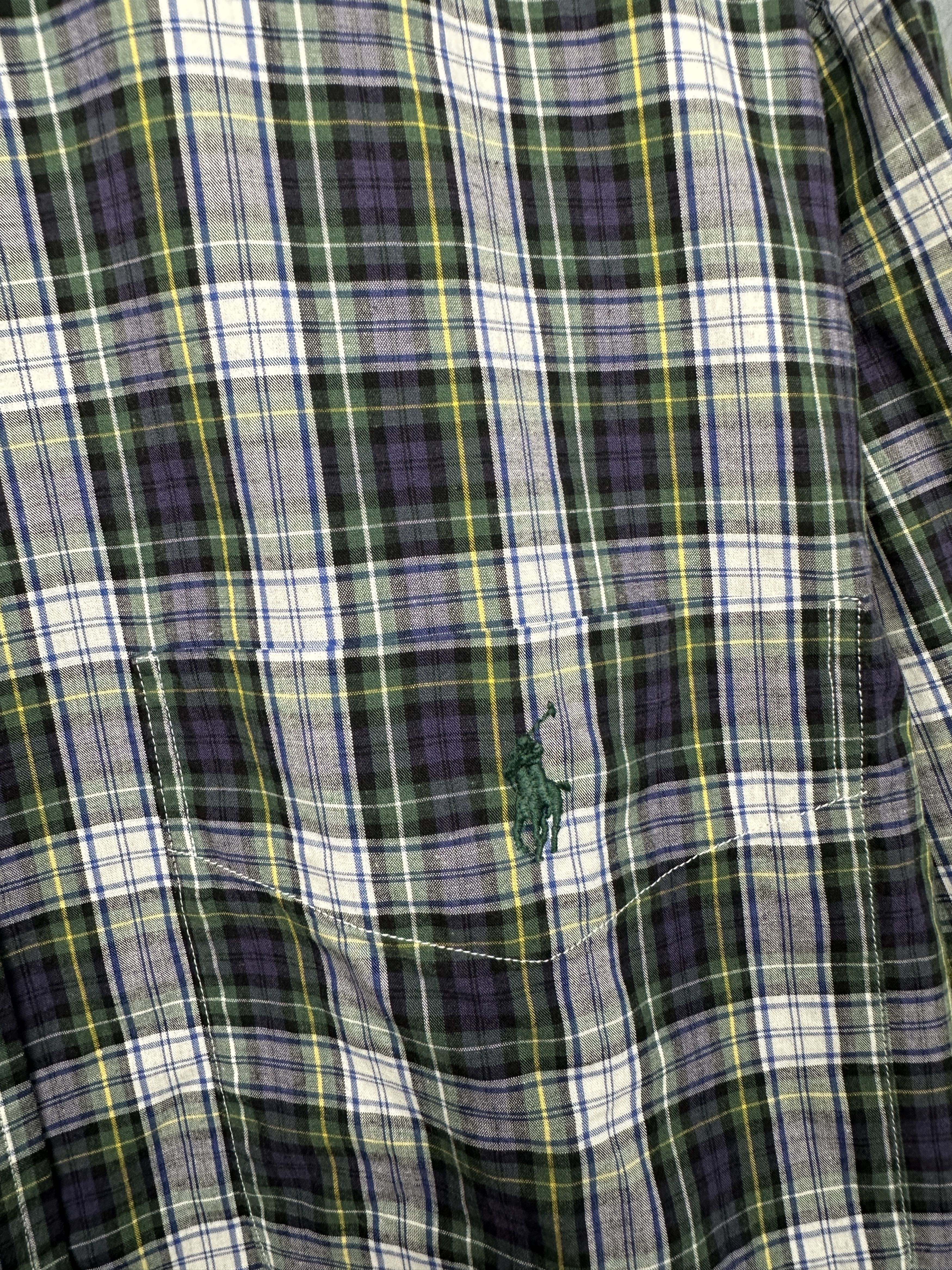 Polo Ralph Lauren NEW!! Polo Ralph Lauren Vintage Mens Plaid Long Sleeve Shirt Size US M / EU 48-50 / 2 - 3 Thumbnail