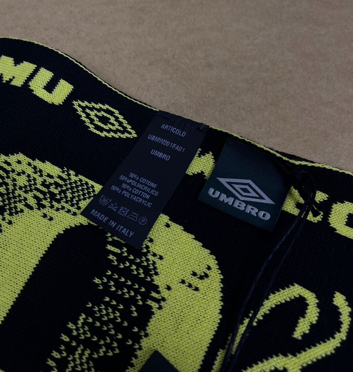 Slam Jam × Umbro 🔥 UMBRO X SLAM JAM Penalty Culture Eye Scarf Size ONE SIZE - 7 Thumbnail