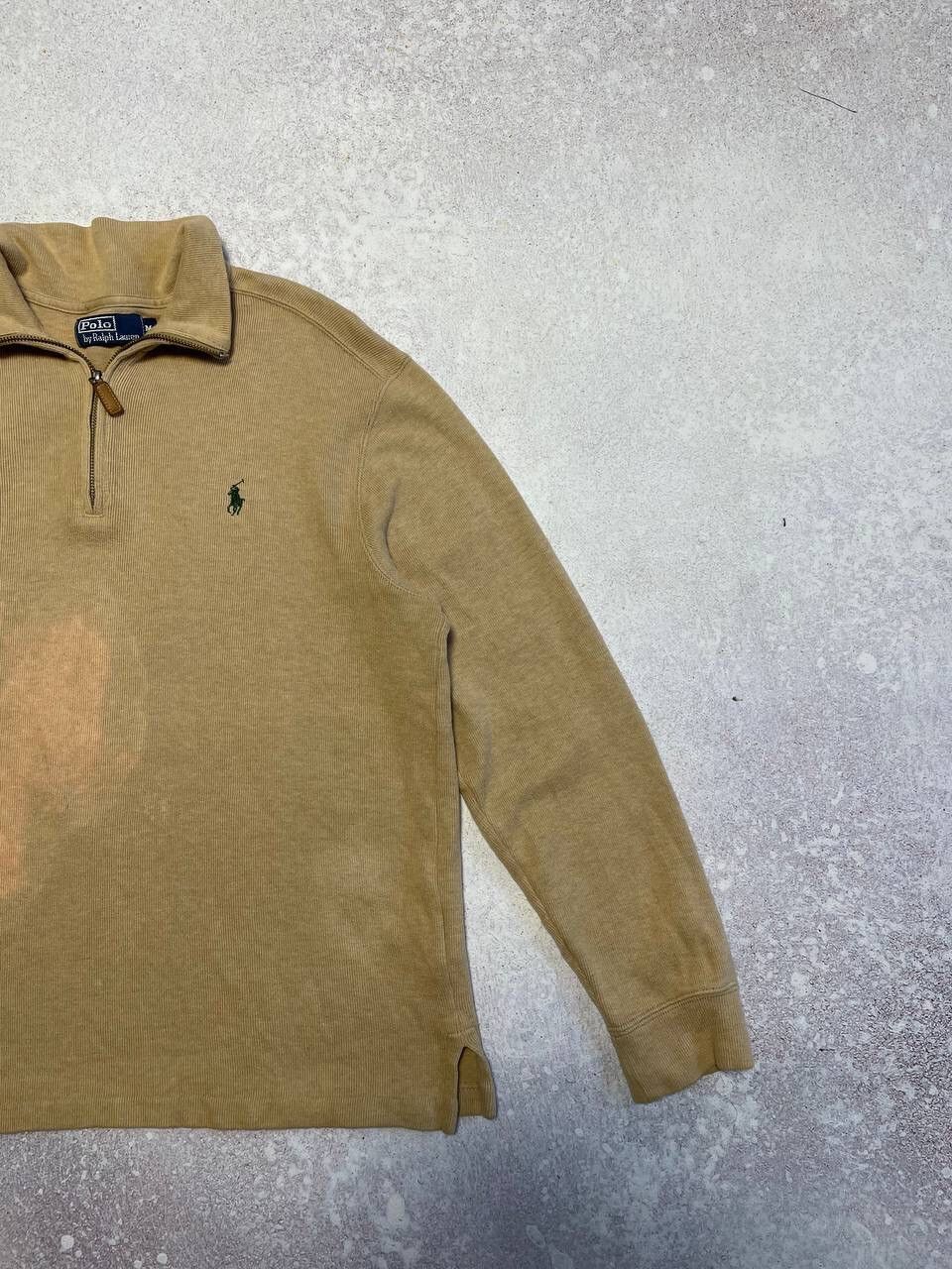 Polo Ralph Lauren × RRL Ralph Lauren × Ralph Lauren Polo Ralph Lauren RRL Y2K Zip 1/4 Sweatshirt Pony Logo Rare Size US M / EU 48-50 / 2 - 2 Thumbnail