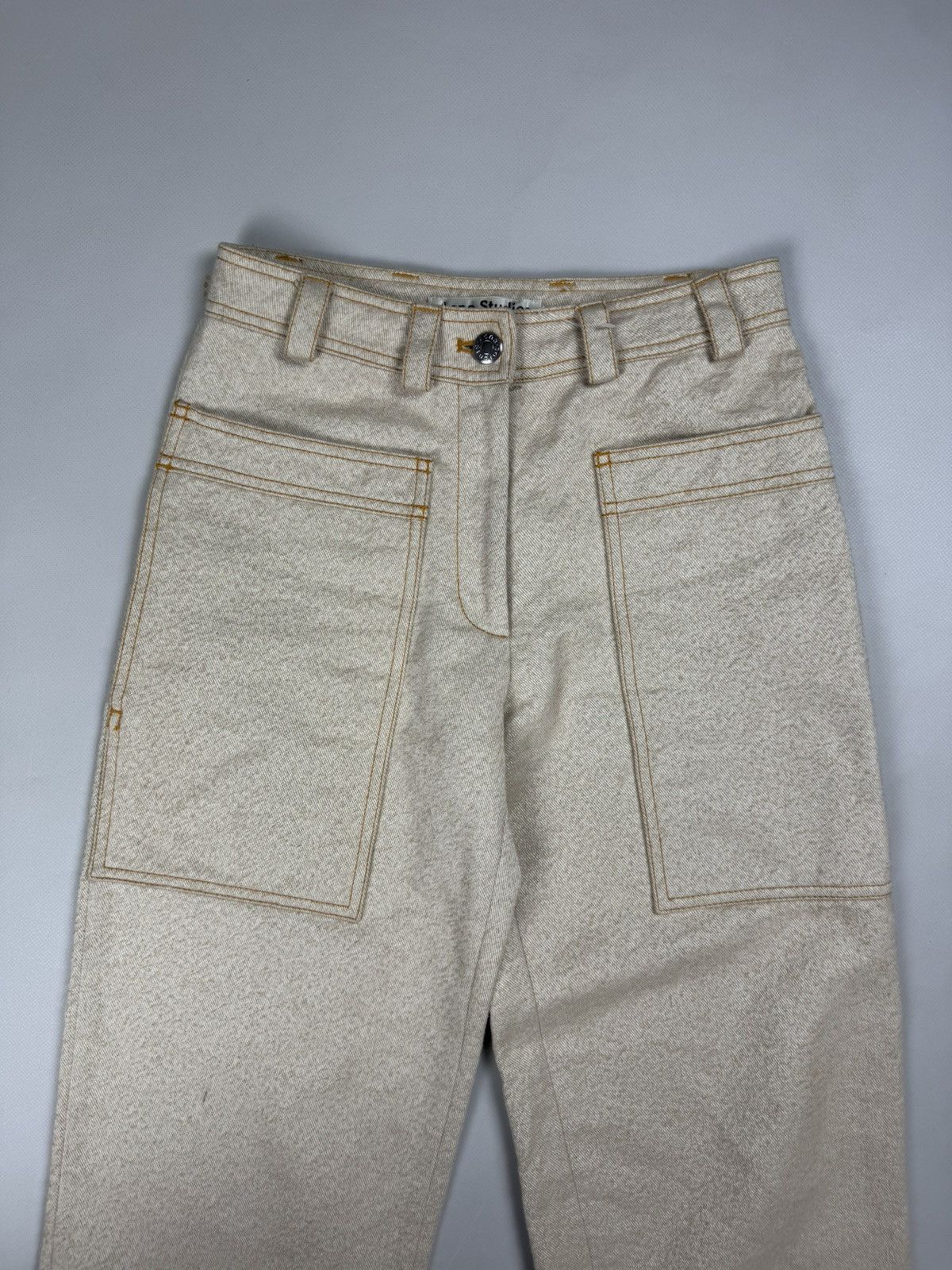 Acne Studios Acne Studios Milford W AS PAW 16 Cropped Work Trousers Jeans Size 24" / US 00 / IT 34 - 8 Thumbnail