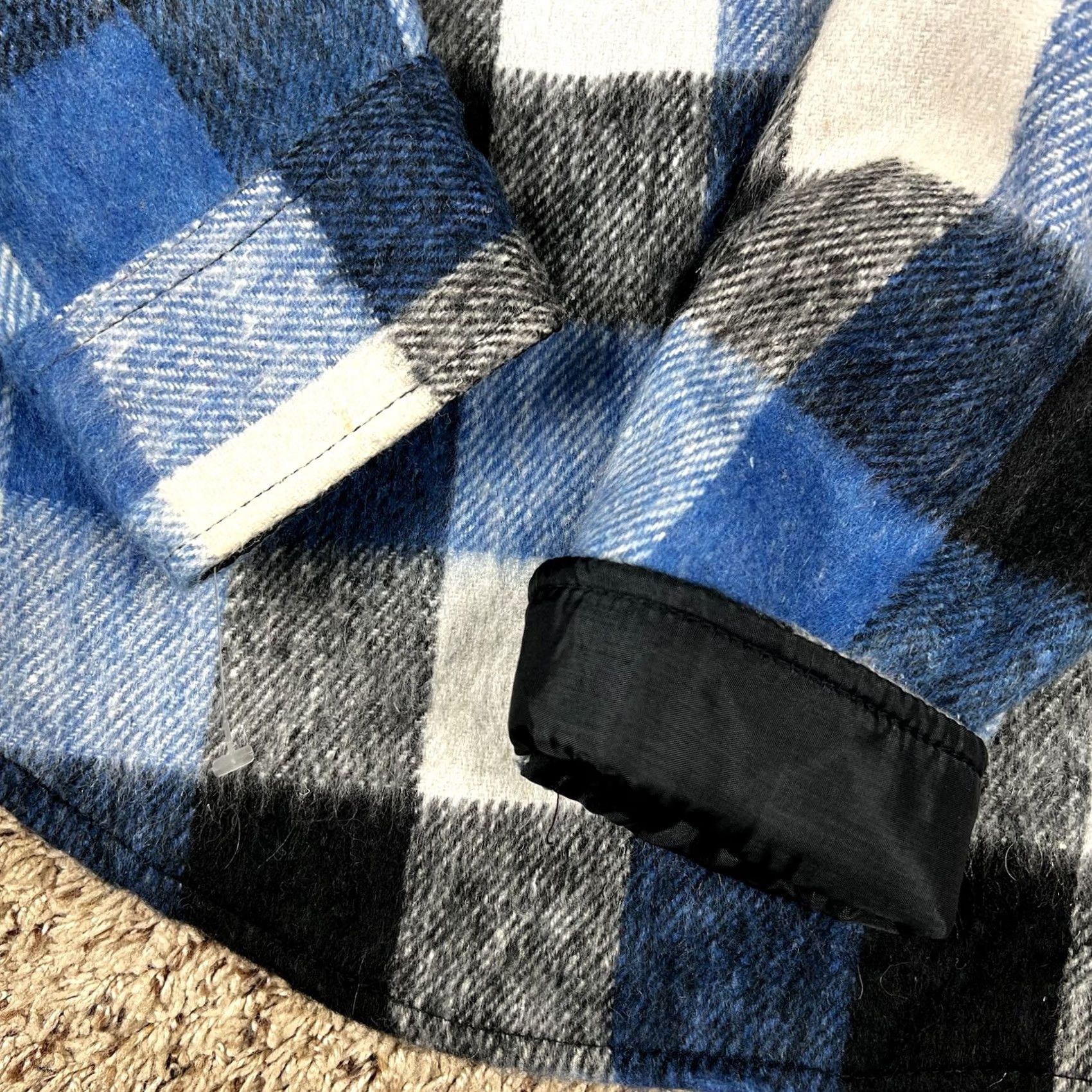 Vintage VINTAGE Outdoor Exchange Flannel Shirt Mens Large Blue Plaid 90s Size US L / EU 52-54 / 3 - 7 Thumbnail