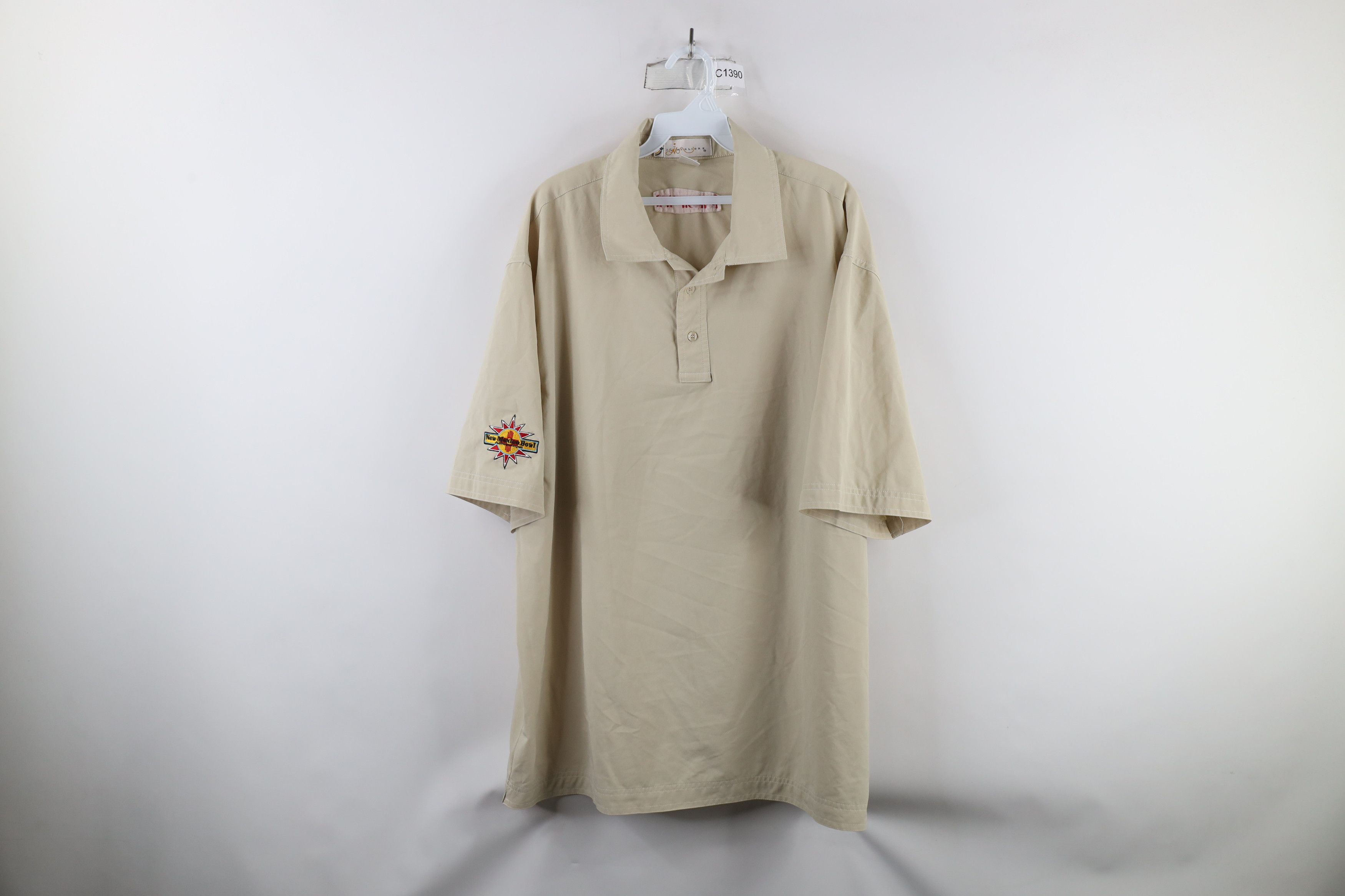 Vintage Vintage ESPN Spell Out New Mexico Bowl Football Polo Shirt Size US XL / EU 56 / 4 - 1 Thumbnail