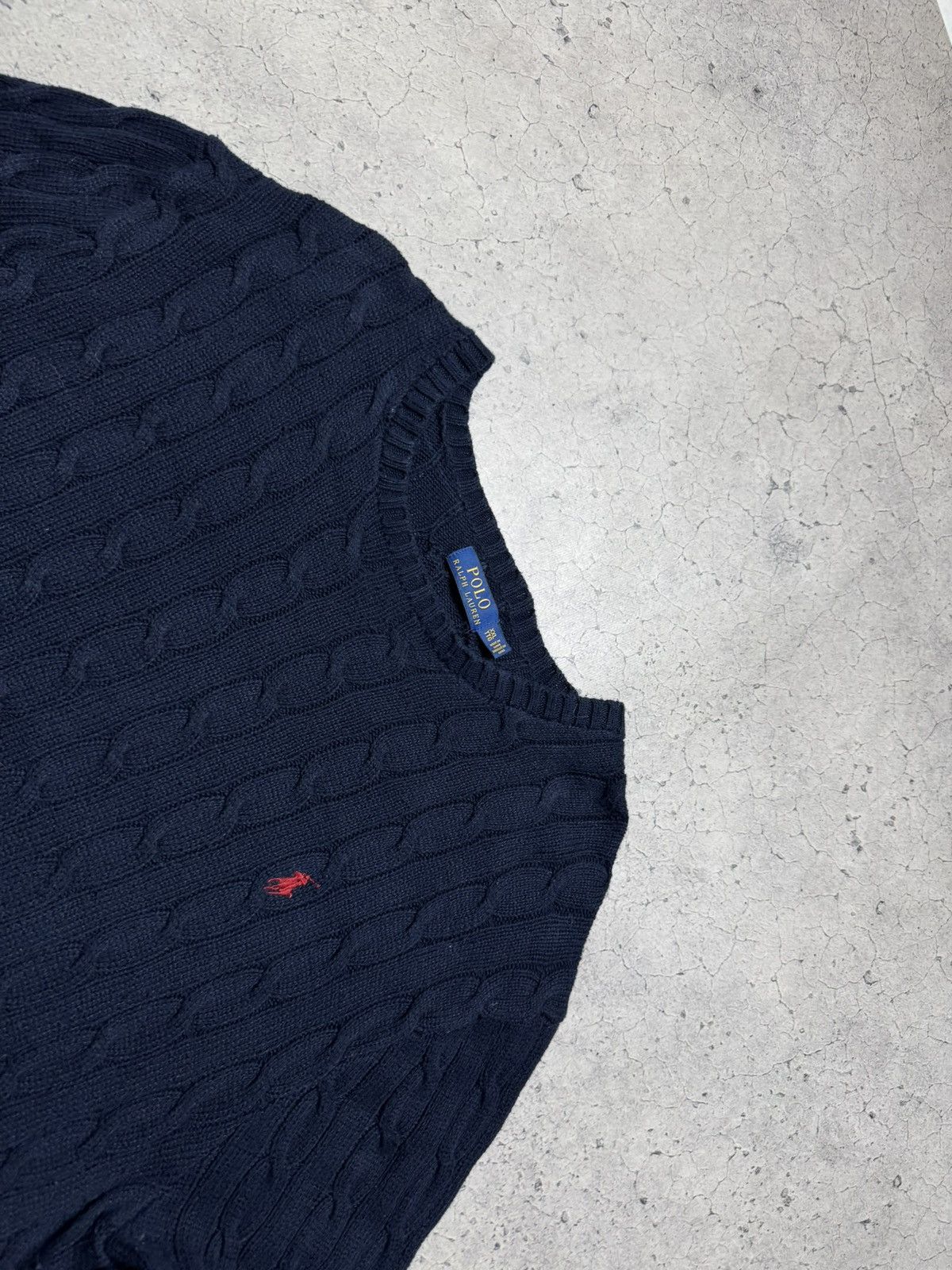 Polo Ralph Lauren Polo Ralph Lauren Navy Cable Knit Sweater PRL Size XXL Size US XXL / EU 58 / 5 - 5 Thumbnail