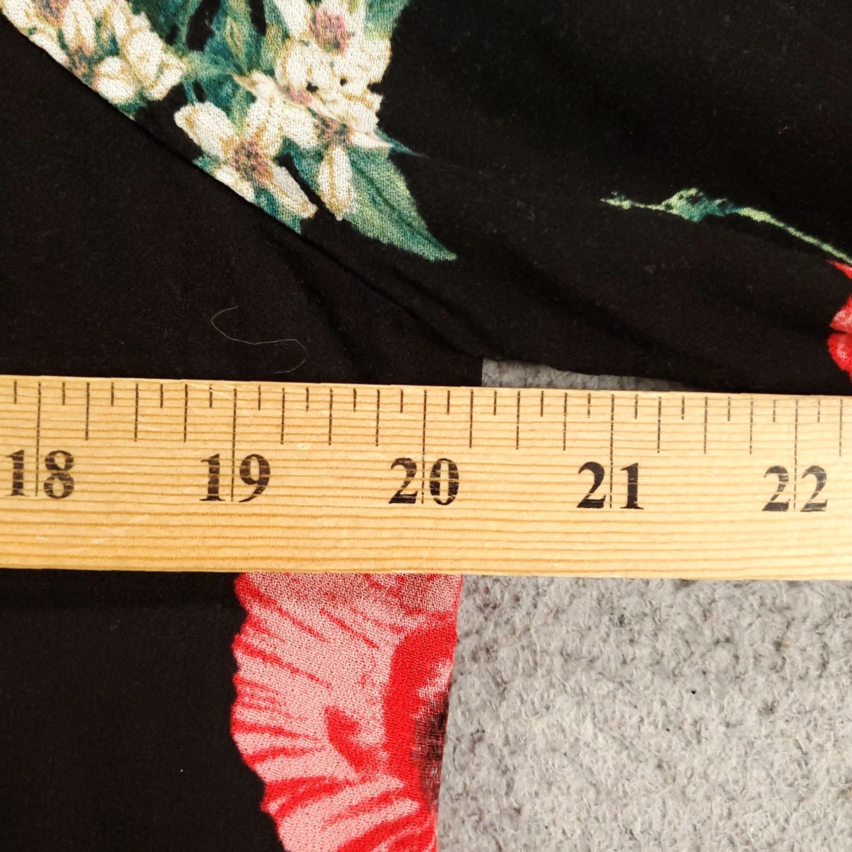 Old Navy Old Navy Dress Womens Large Black Floral Cold Shoulder Sleeve Knee Length A-Line Shift dress Size L / US 10 / IT 46 - 6 Thumbnail