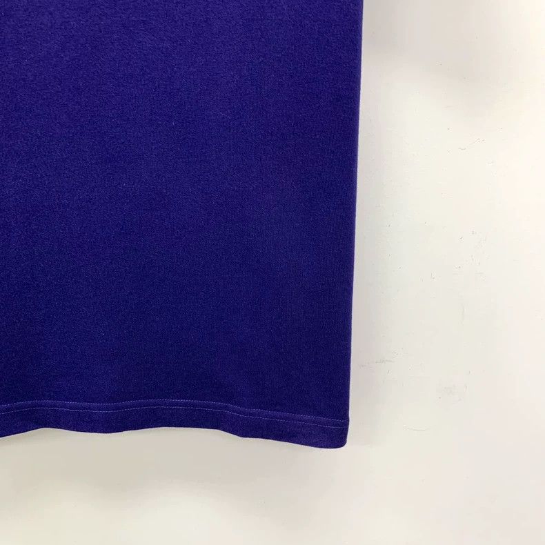 Balenciaga Balenciaga Navy logo monogrammed cotton crewneck short-sle Size US L / EU 52-54 / 3 - 4 Thumbnail